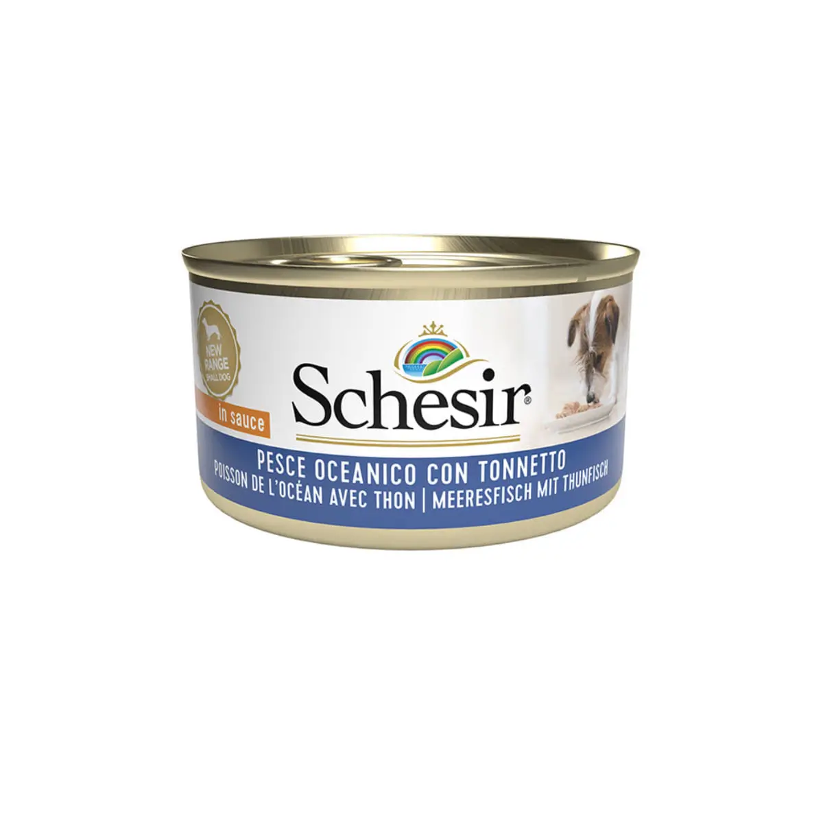 SCHESIR Complementary, XS-S, Macrou si Ton, conserva hrana umeda caini, (in aspic), 85g
