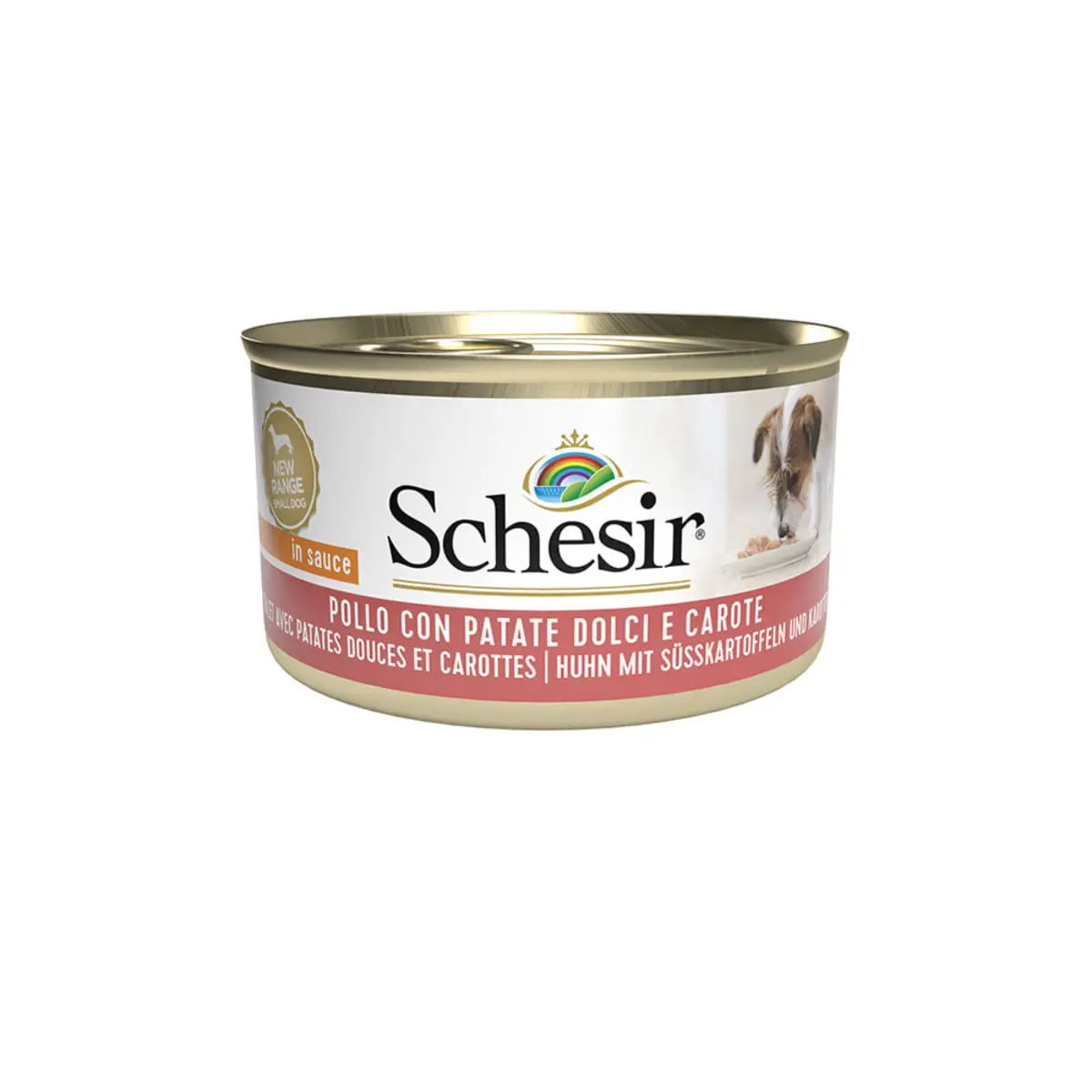 SCHESIR Complementary Adult Small , XS-S, Pui si Morcov, conserva hrana umeda caini, (in aspic), 85g