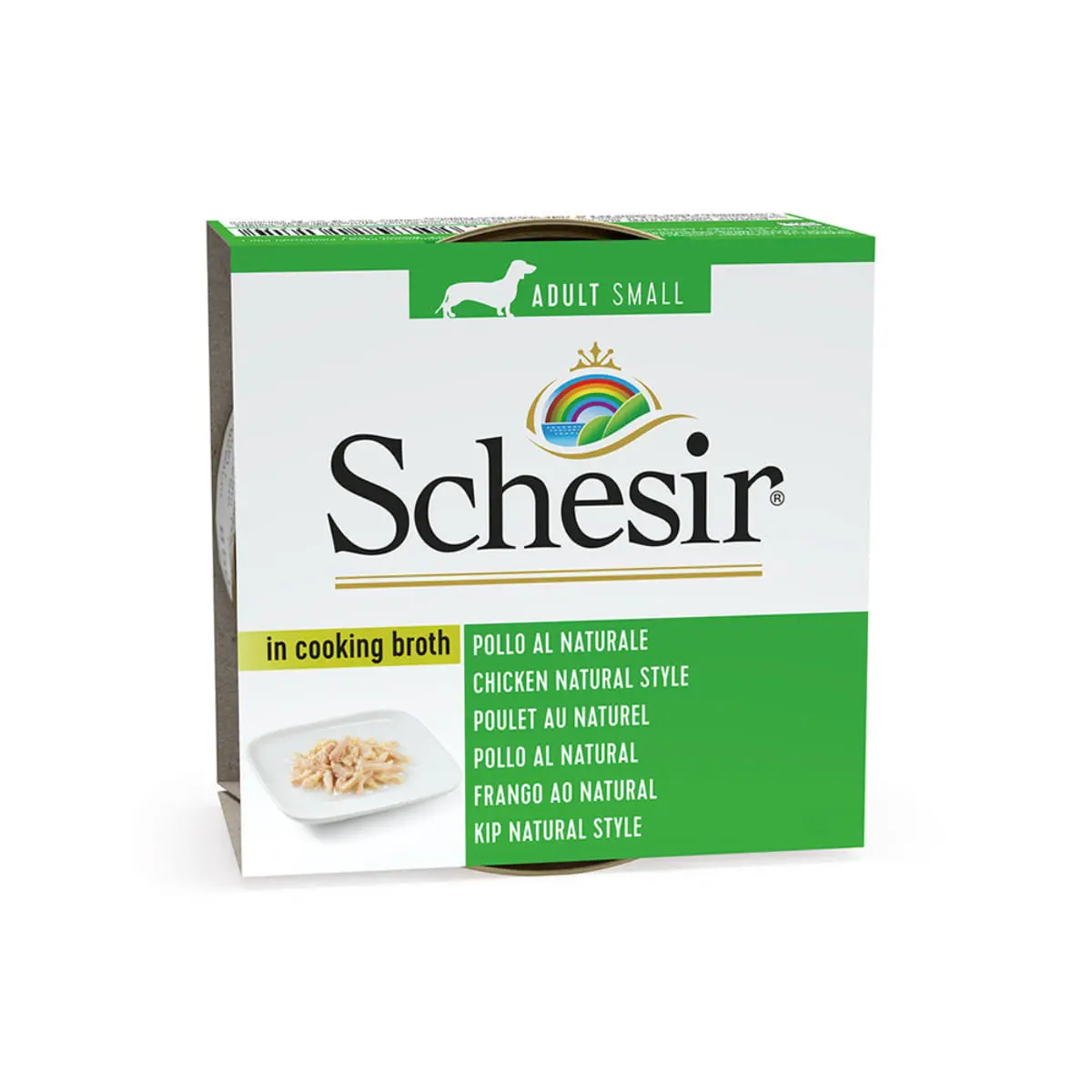 SCHESIR Complementary Adult Small Natural Style, XS-S, Pui, conserva hrana umeda caini, (in aspic), 85g - Image 3