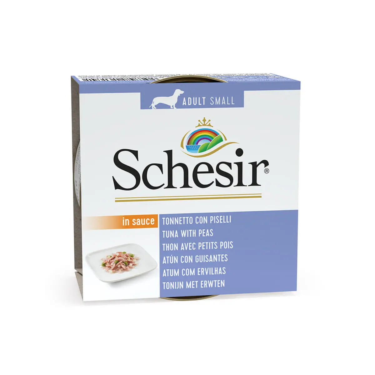 SCHESIR Complementary Adult Small , XS-S, Ton si Mazare, conserva hrana umeda caini, (in aspic), 85g - Image 3