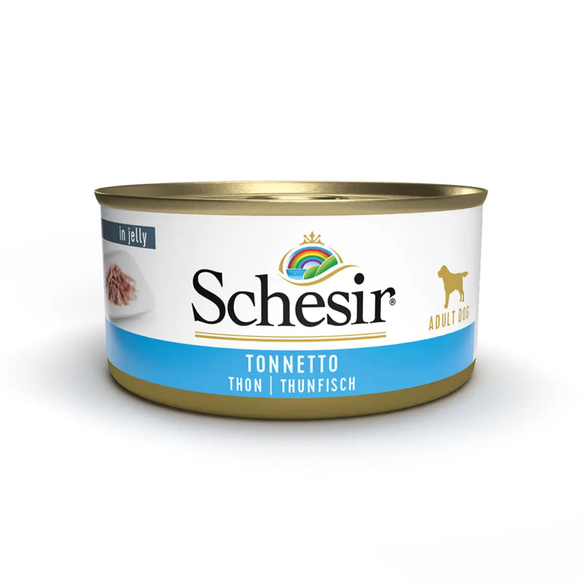 SCHESIR Complementary In Jelly, XS-XL, Ton, conserva hrana umeda caini, (in aspic), 150g