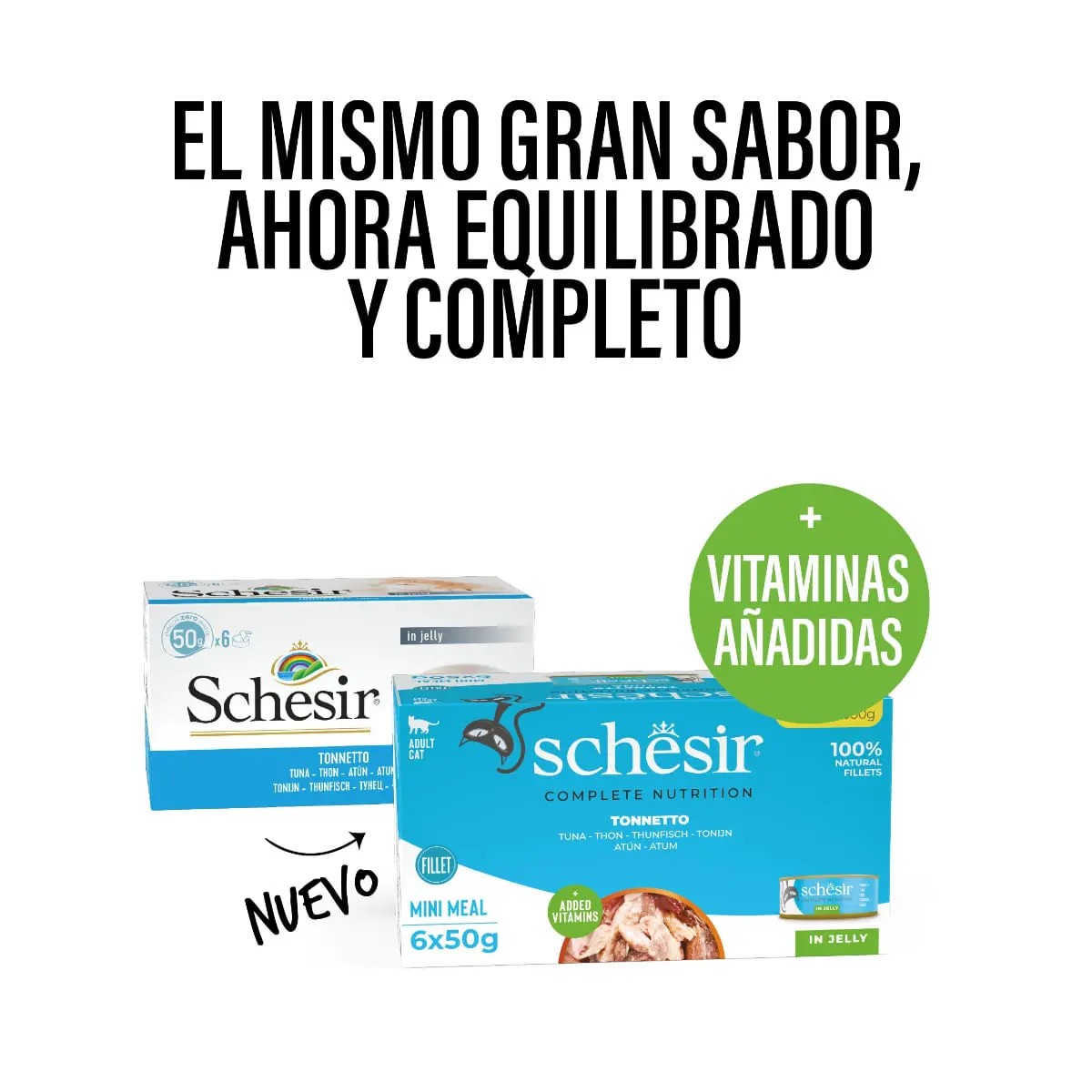 SCHESIR Complete Nutrition Multipack, Ton, conserva hrana umeda pisici, (in aspic), multipack, 50g x 6buc - Image 7