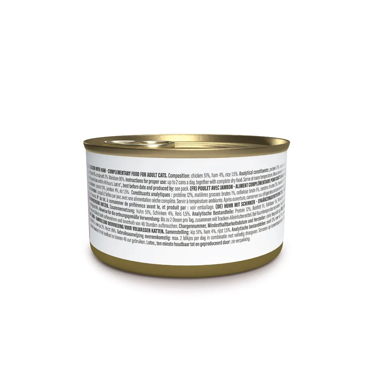 SCHESIR Complementary In Jelly, Pui si Sunca, conserva hrana umeda pisici, (in aspic), 70g - Image 10