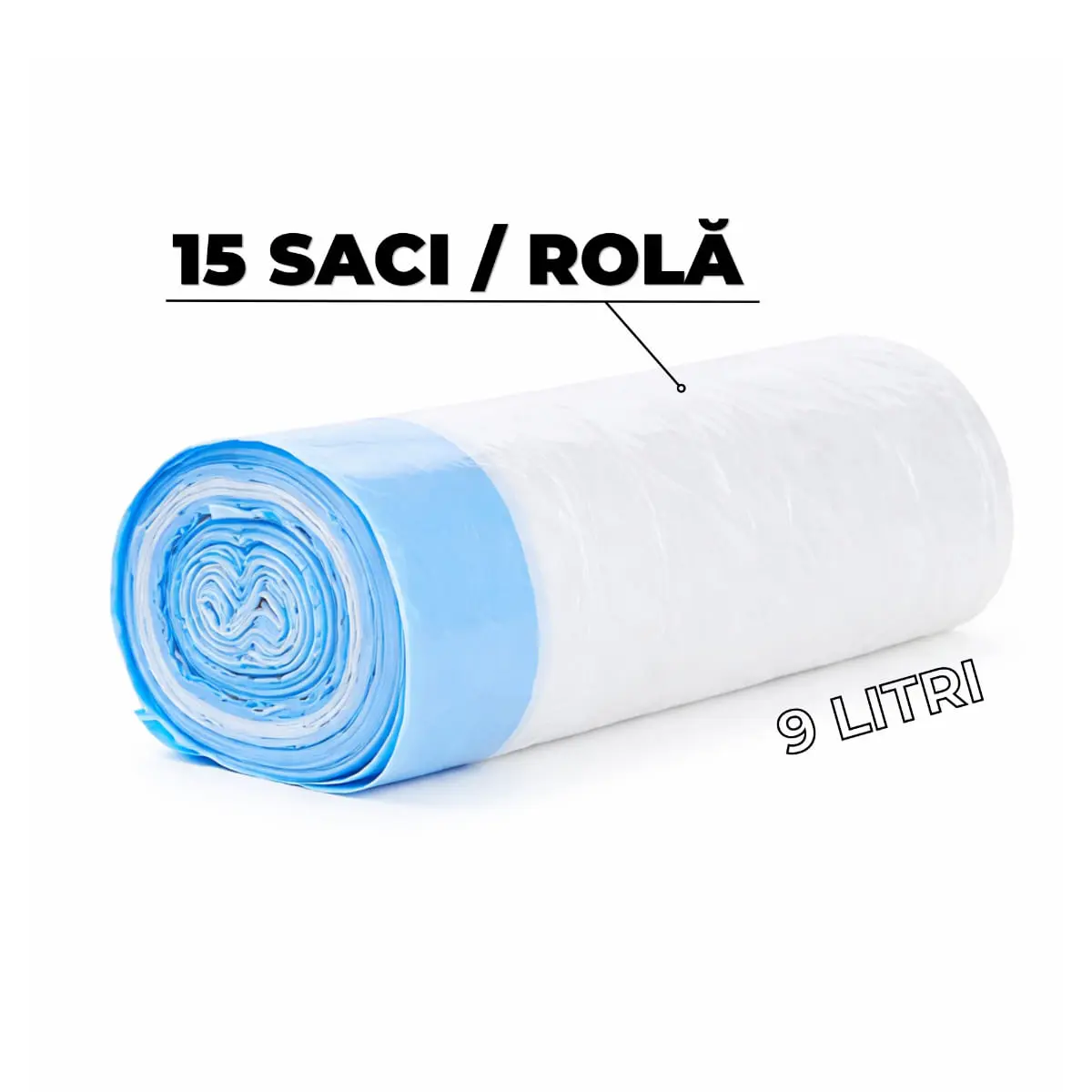 PETSON Set saci deseuri litiera inteligenta, pungi litiera pisici, 65x40 cm, 2buc