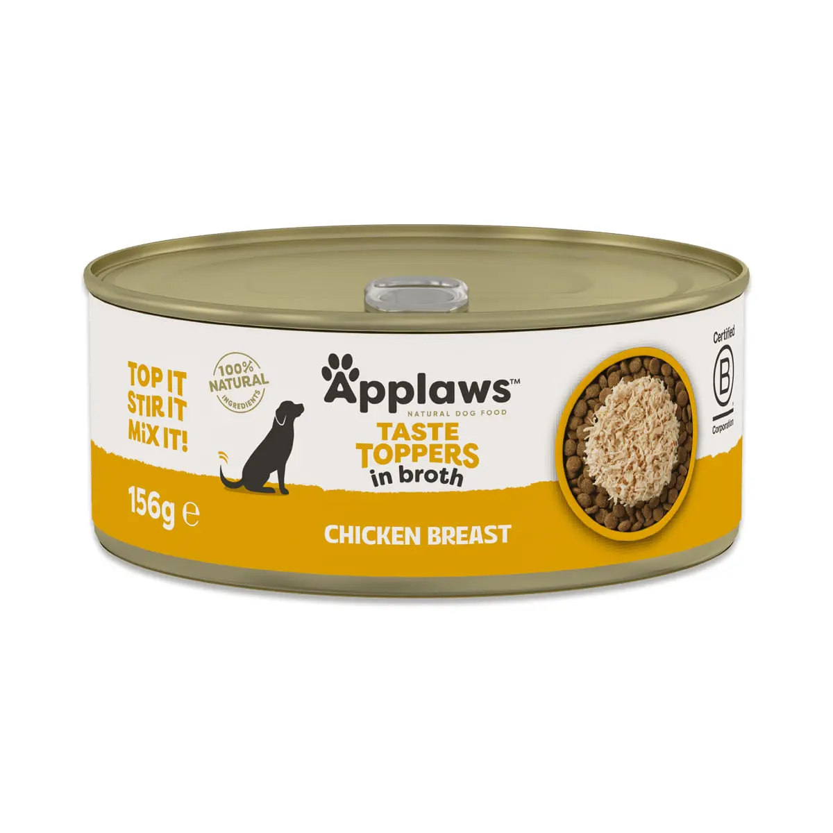 APPLAWS Taste Toppers, XS-XL, Pui, conserva hrana umeda caini, (in supa), 156g