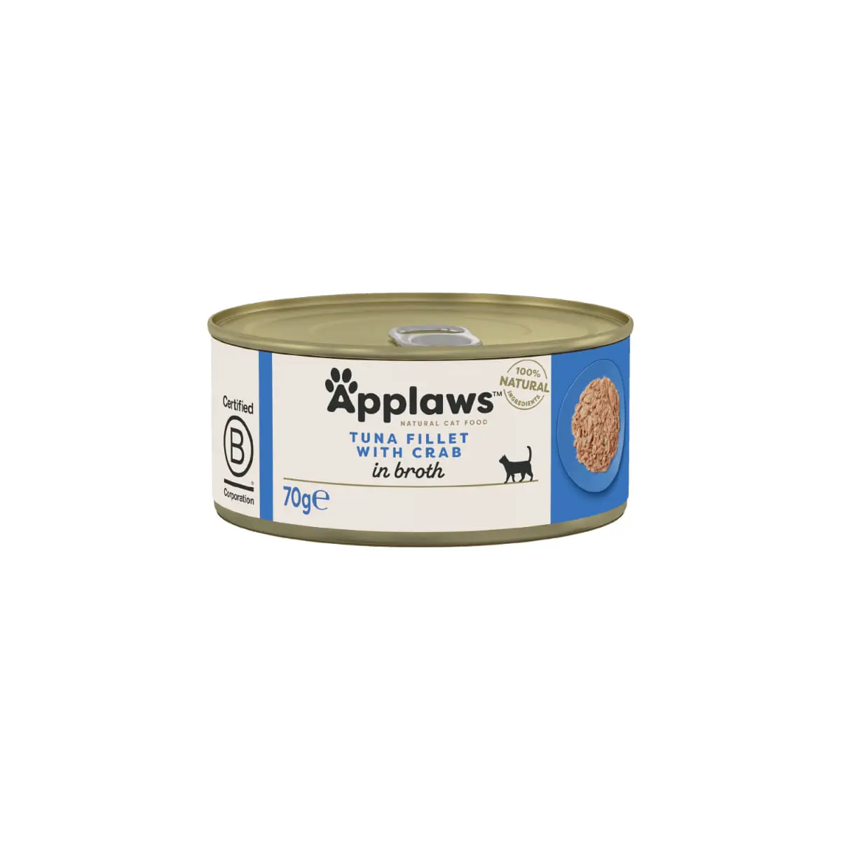 APPLAWS File, Ton si Crab, conserva hrana umeda pisici, (in supa), 70g