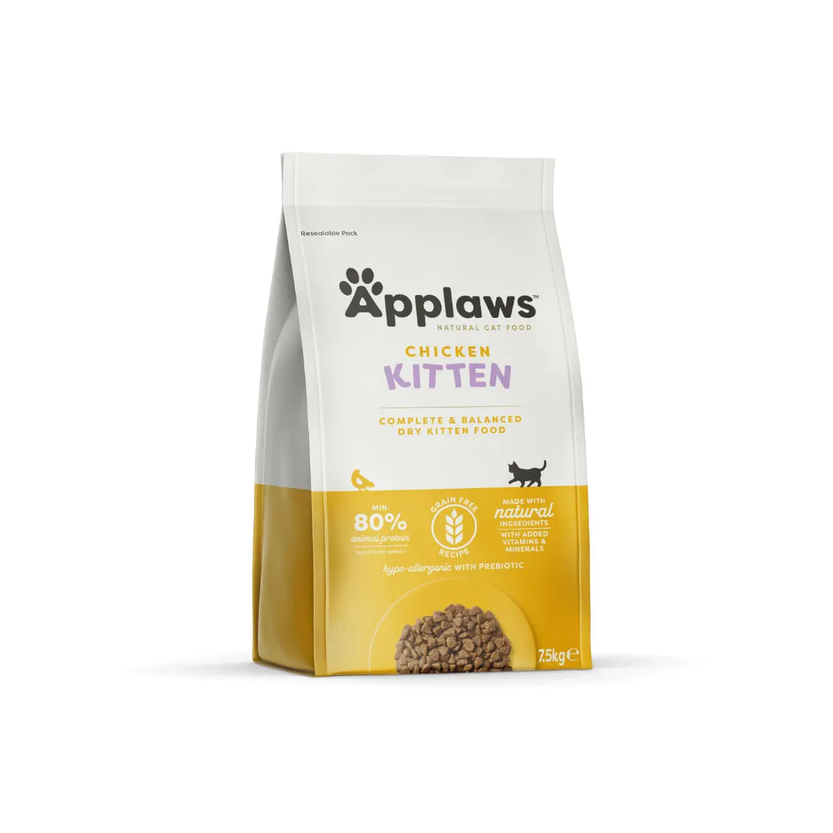 APPLAWS Kitten, Pui, hrana uscata fara cereale pisici junior, 7.5kg