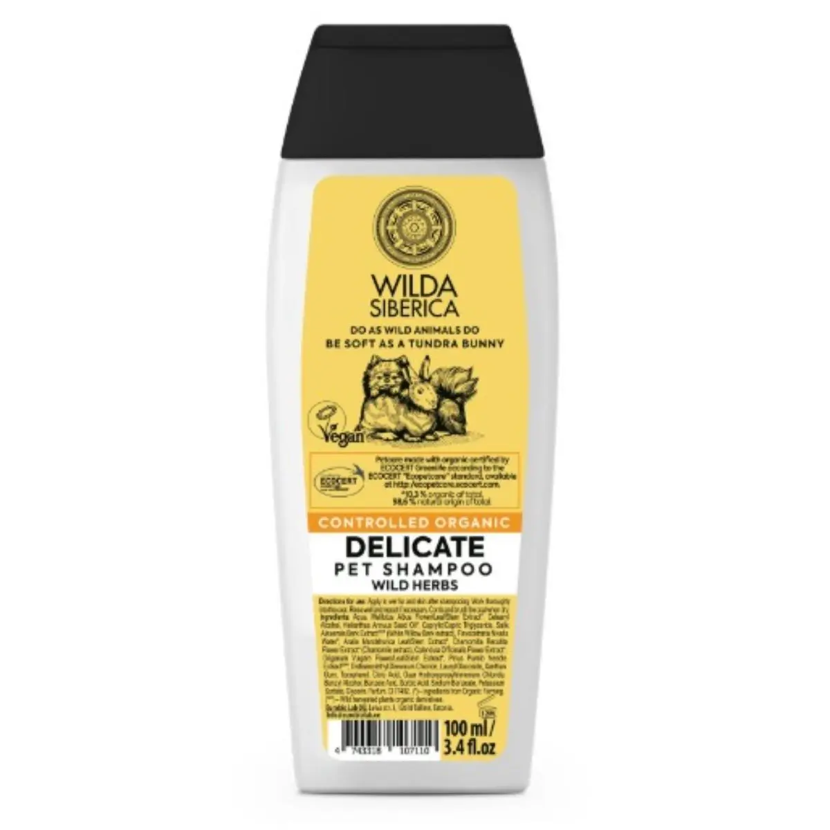 WILDA Delicate, sampon caini si pisici, piele sensibila, flacon WILDA SIBERICA Delicate, sampon caini si pisici, piele sensibila, flacon, 100ml - Image 2