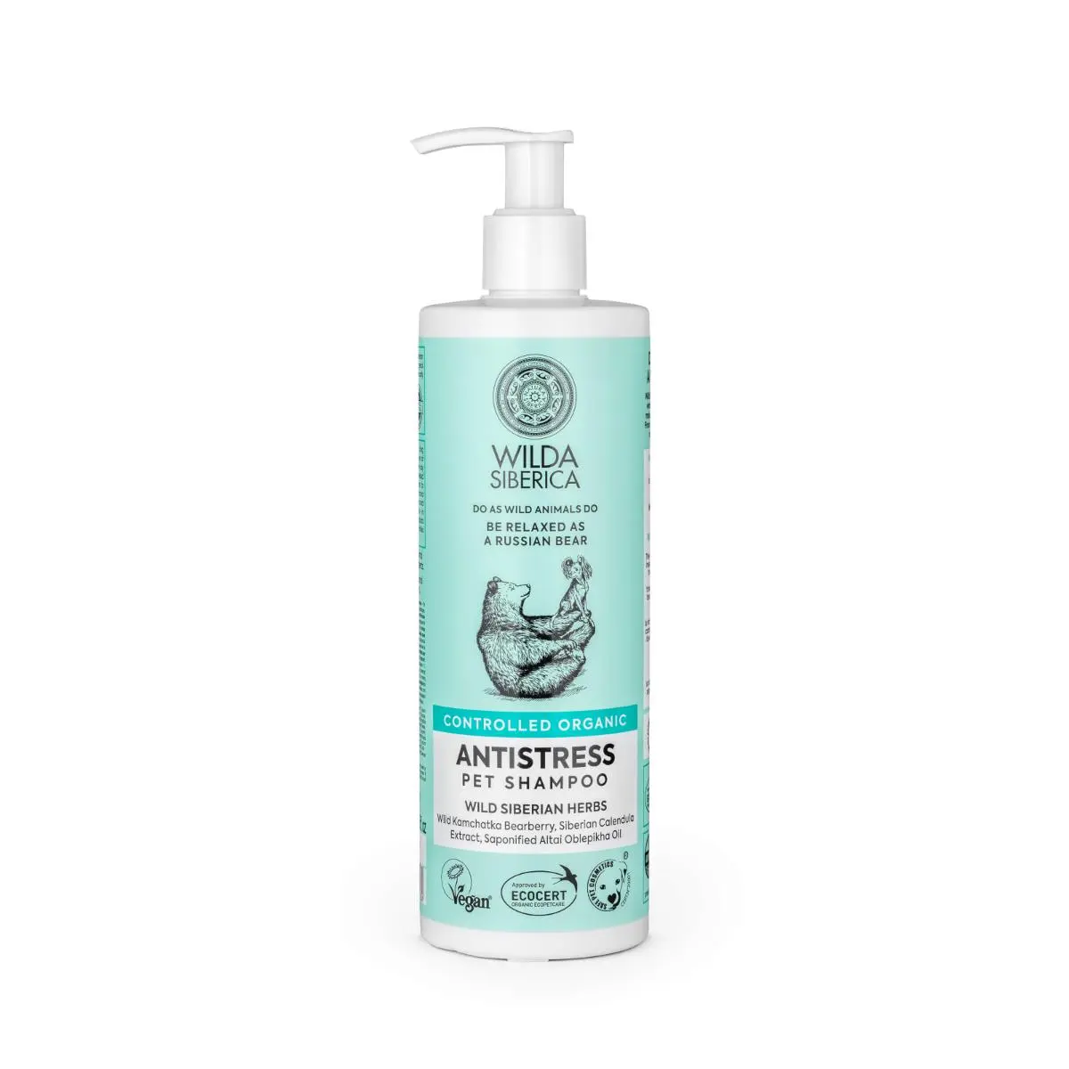 WILDA SIBERICA Antistress, sampon caini si pisici, anti-mancarime, calmant, flacon, 400ml