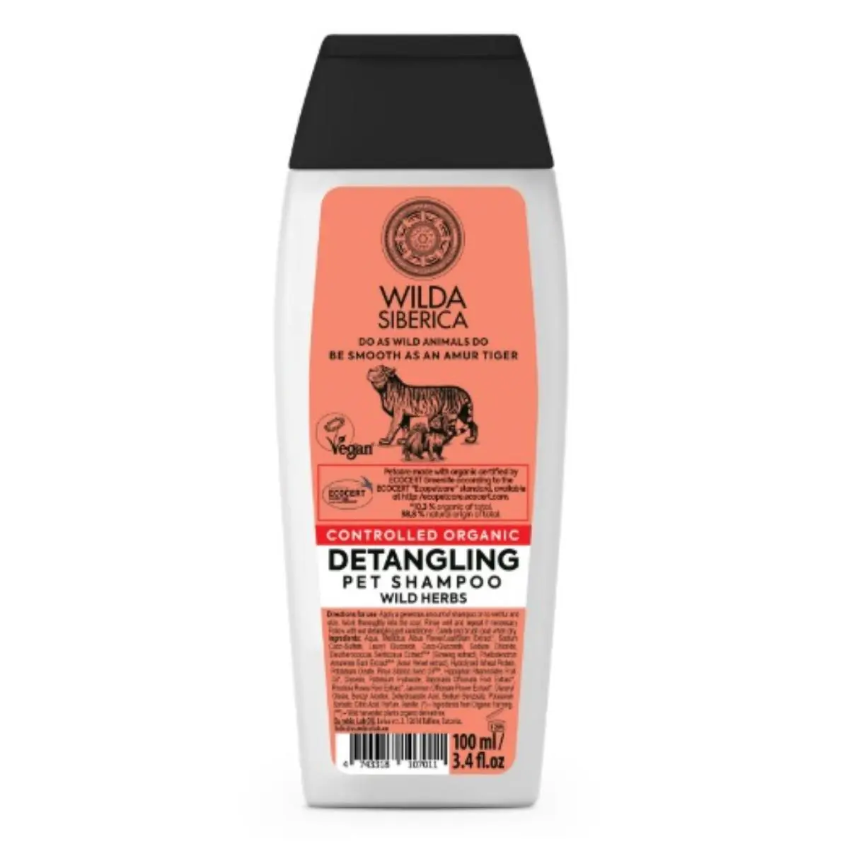 WILDA SIBERICA Detangling, sampon caini, descalcirea blanii, flacon WILDA SIBERICA Detangling, sampon caini si pisici, descalcirea blanii, flacon, 100ml
