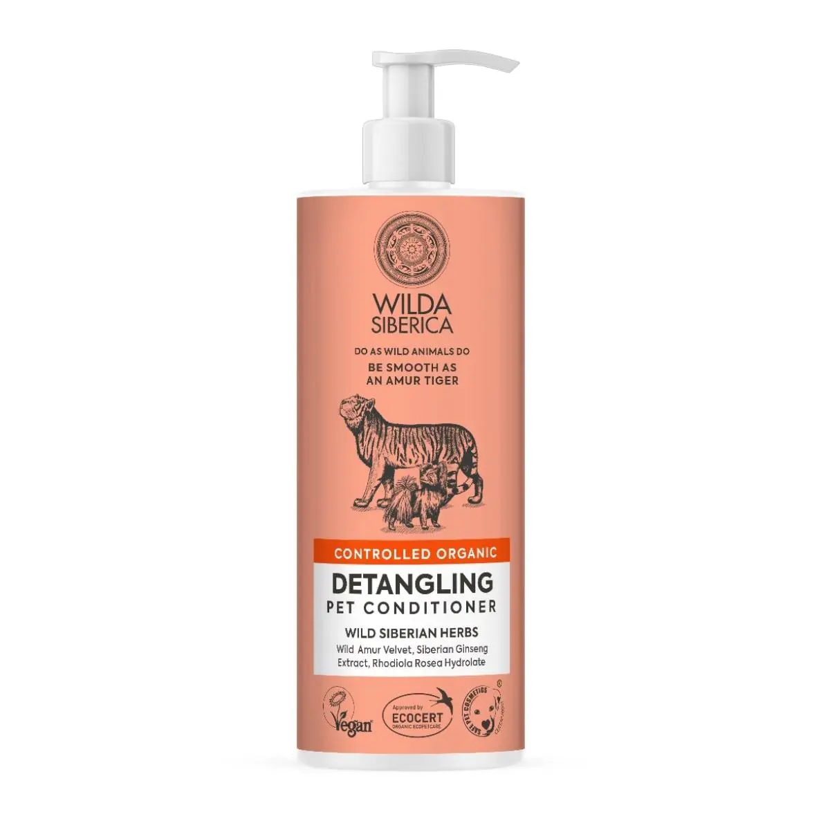WILDA SIBERICA Detangling, balsam caini si pisici, descalcirea blanii, flacon, 400ml