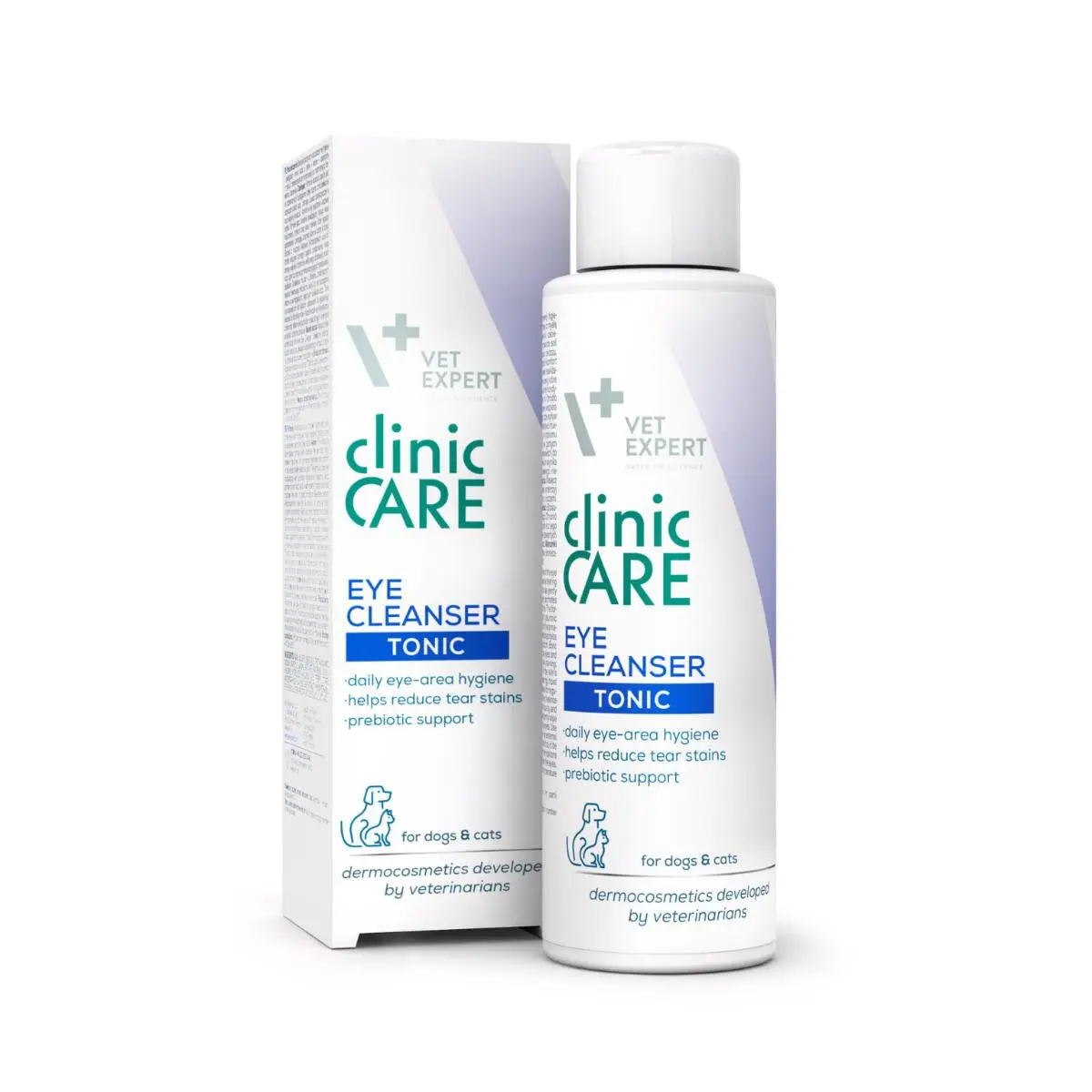 VET EXPERT Eye Cleanser, solutie igiena ochilor caini si pisici, flacon, 100ml - Image 2