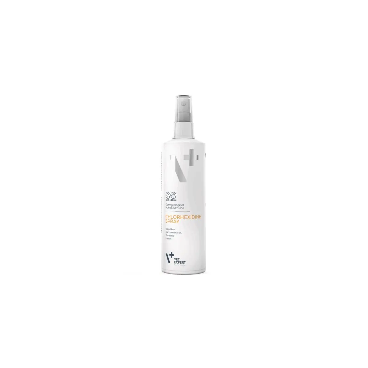 VET EXPERT Chlorhexidine 4%, ingrijire rani spray caini si pisici, antibacterian, calmant, flacon cu aplicator, 100ml