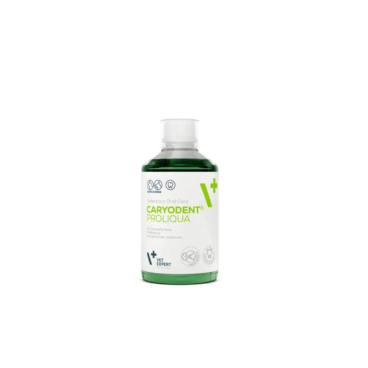 VET EXPERT Caryodent Proliqua, igiena orala solutie caini si pisici, anti-tartru, improspatarea respiratiei, flacon, 250ml