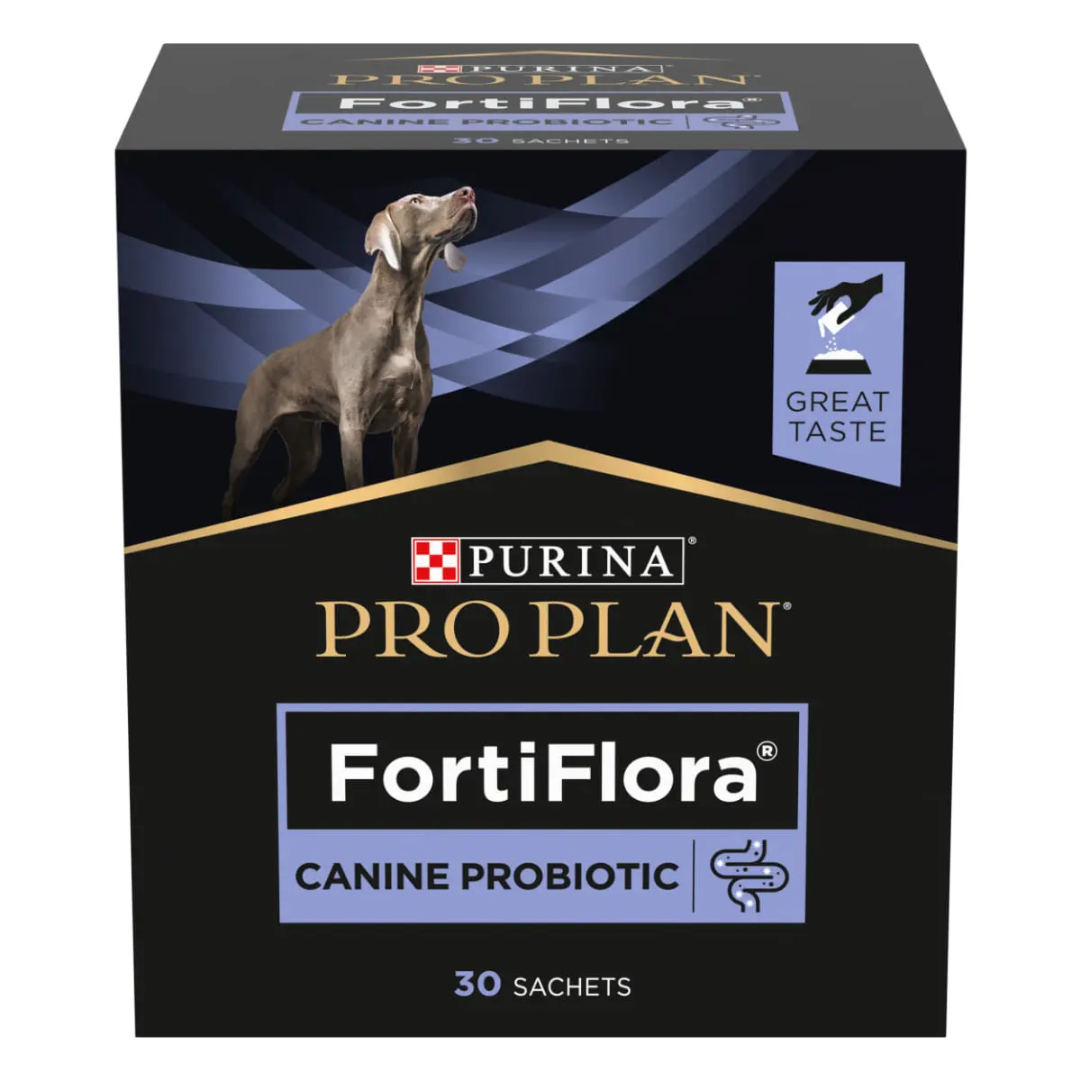 PURINA Pro Plan Veterinary Diets FortiFlora, XS-XL, supliment sistem digestiv & probiotice caini, plic, 1g x 30buc pudra - Image 2