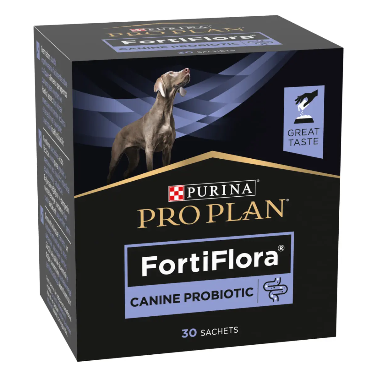 PURINA Pro Plan Veterinary Diets FortiFlora, XS-XL, supliment sistem digestiv & probiotice caini, plic, 1g x 30buc pudra - Image 3