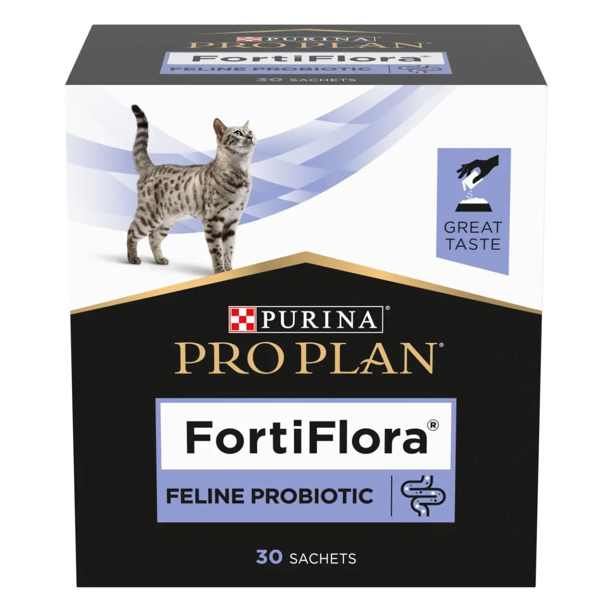 PURINA Pro Plan Veterinary Diets FortiFlora, supliment sistem digestiv & probiotice pisici, plic, 1g x 30buc pudra