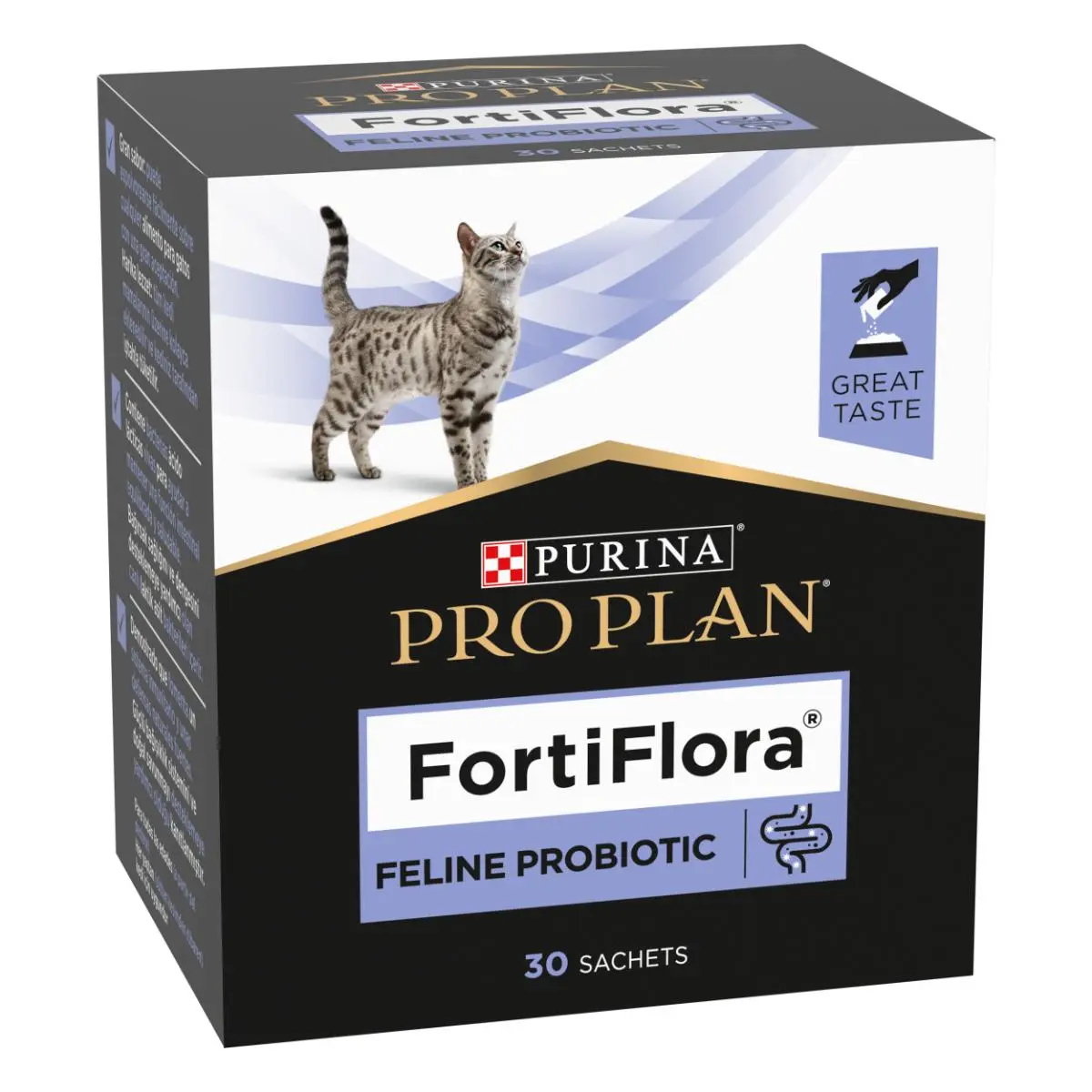 PURINA Pro Plan Veterinary Diets FortiFlora, supliment sistem digestiv & probiotice pisici, plic, 1g x 30buc pudra - Image 3