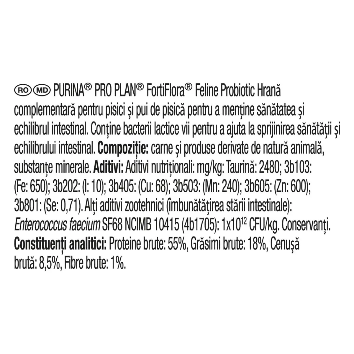 PURINA Pro Plan Veterinary Diets FortiFlora, supliment sistem digestiv & probiotice pisici, plic, 1g x 30buc pudra - Image 7