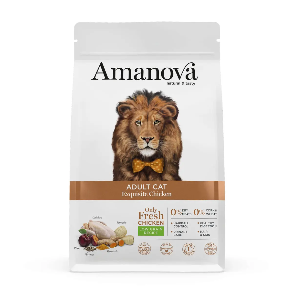 AMANOVA Adult, Pui, hrana uscata monoproteica pisici, 6kg - Image 2