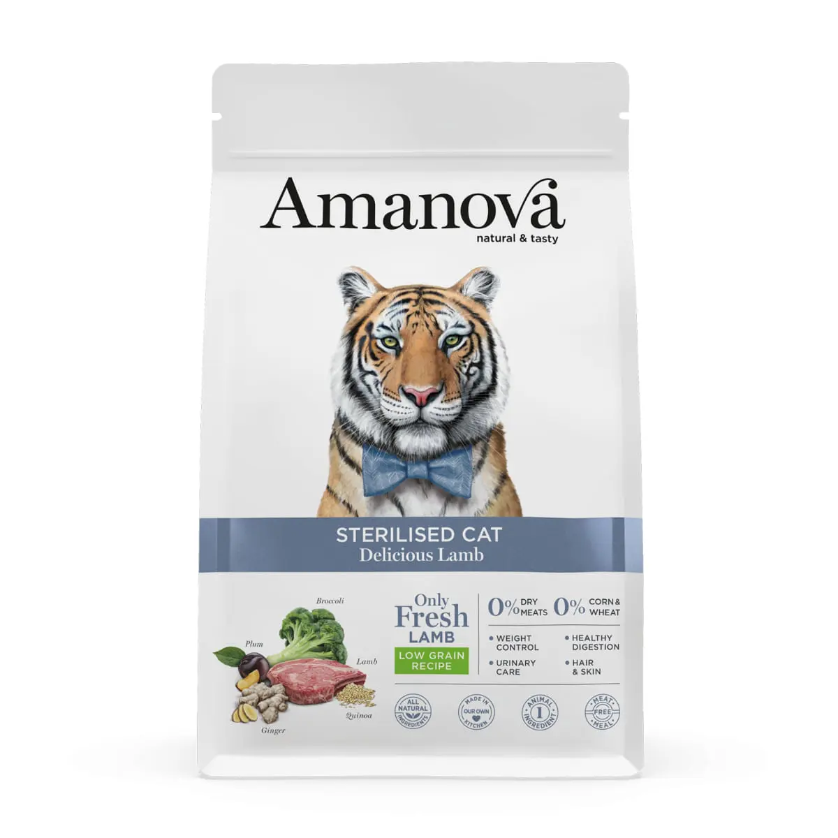 AMANOVA Sterilised, Miel, hrana uscata monoproteica pisici sterilizate, 4kg - Image 2