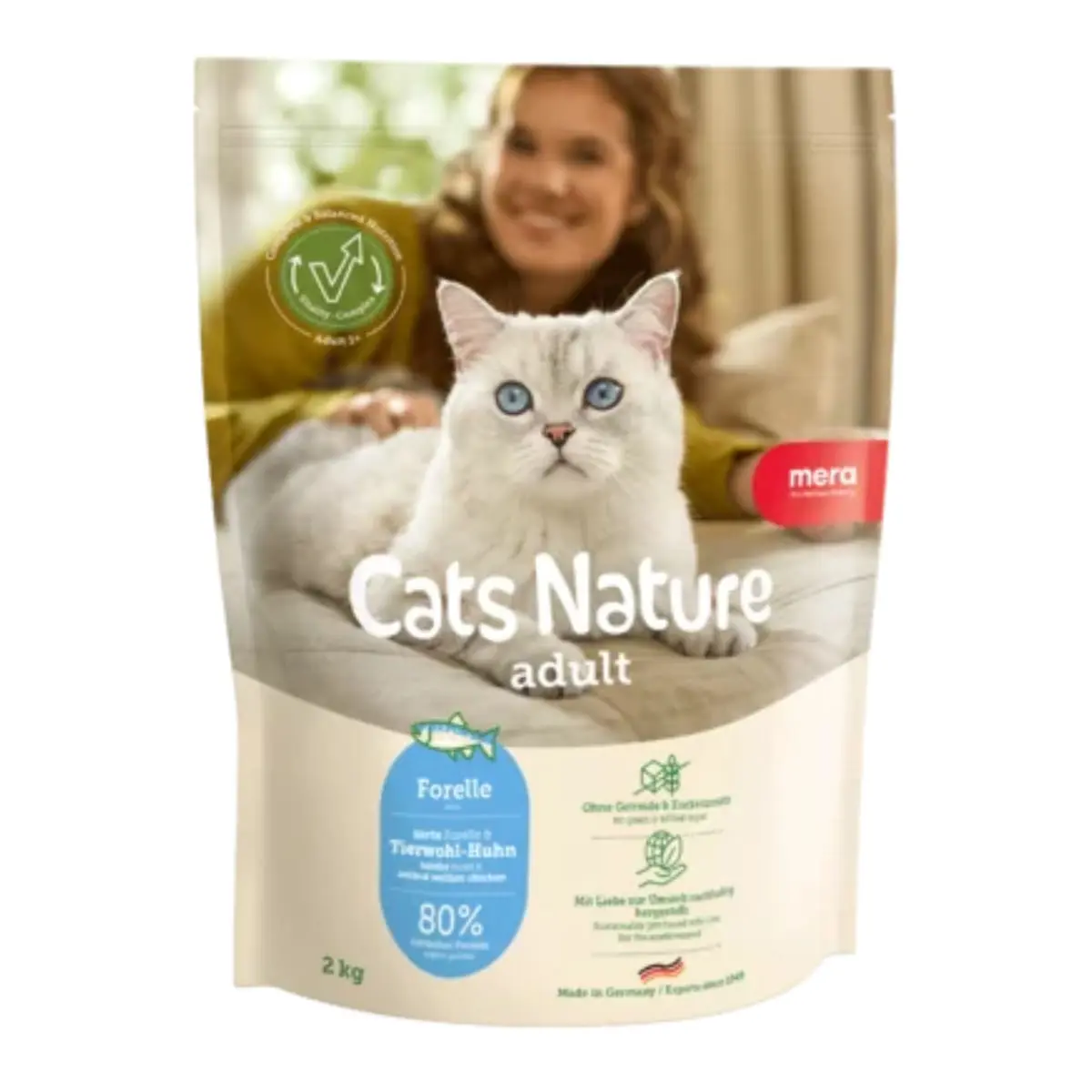 MERA Cat's Nature, Insecte, hrana uscata fara cereale pisici, 400g - Image 2