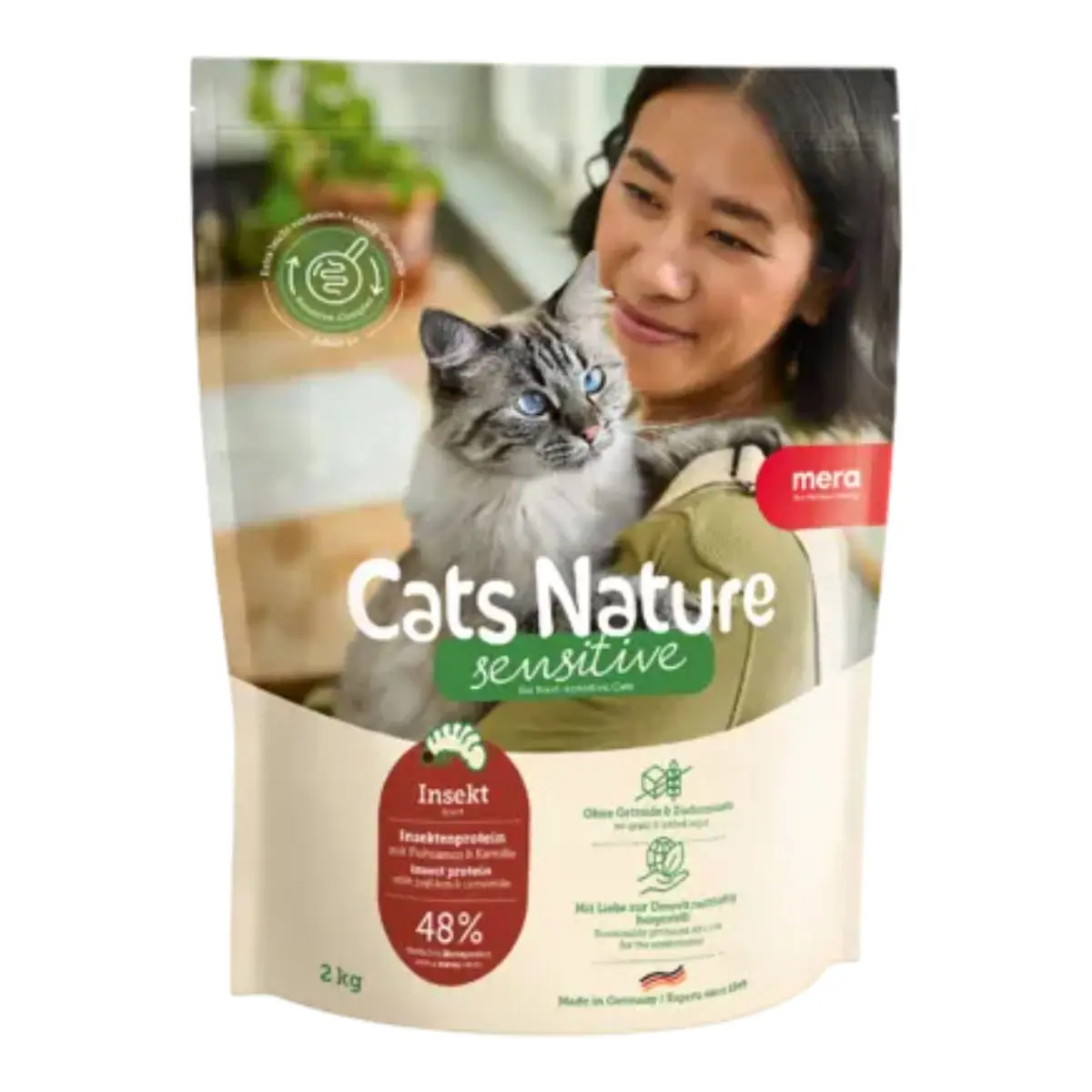 MERA Cat's Nature Sterilised Light, Pui, hrana uscata fara cereale pisici sterilizate, 400g