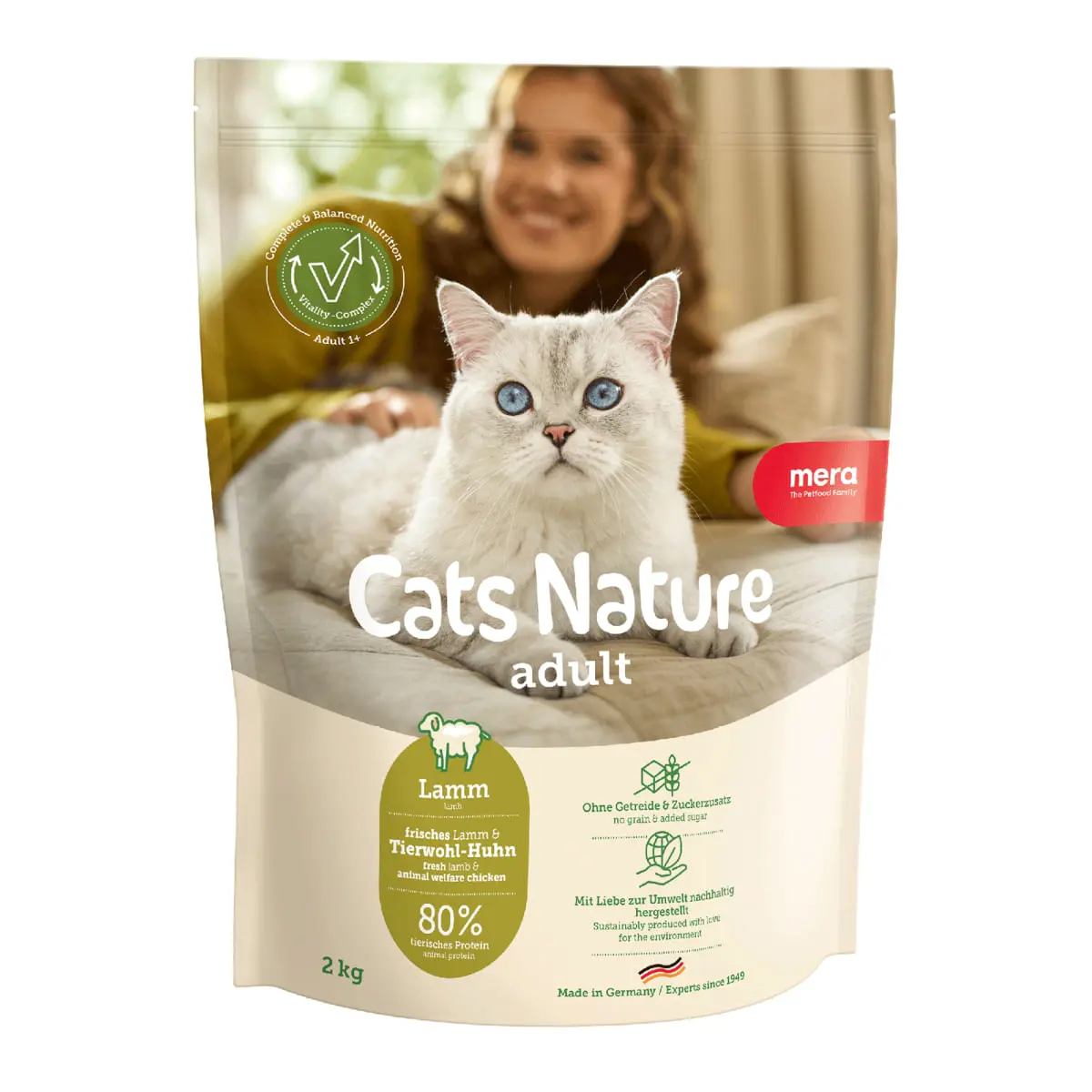 MERA Cat's Nature, Rata, hrana uscata fara cereale pisici, 400g