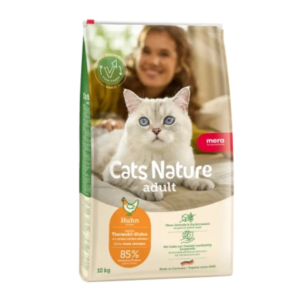 MERA Cat's Nature, Pui, hrana uscata fara cereale pisici, 2kg