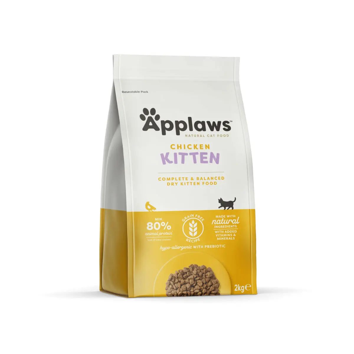 APPLAWS Kitten, Pui, hrana uscata fara cereale pisici junior, 2kg - Image 2