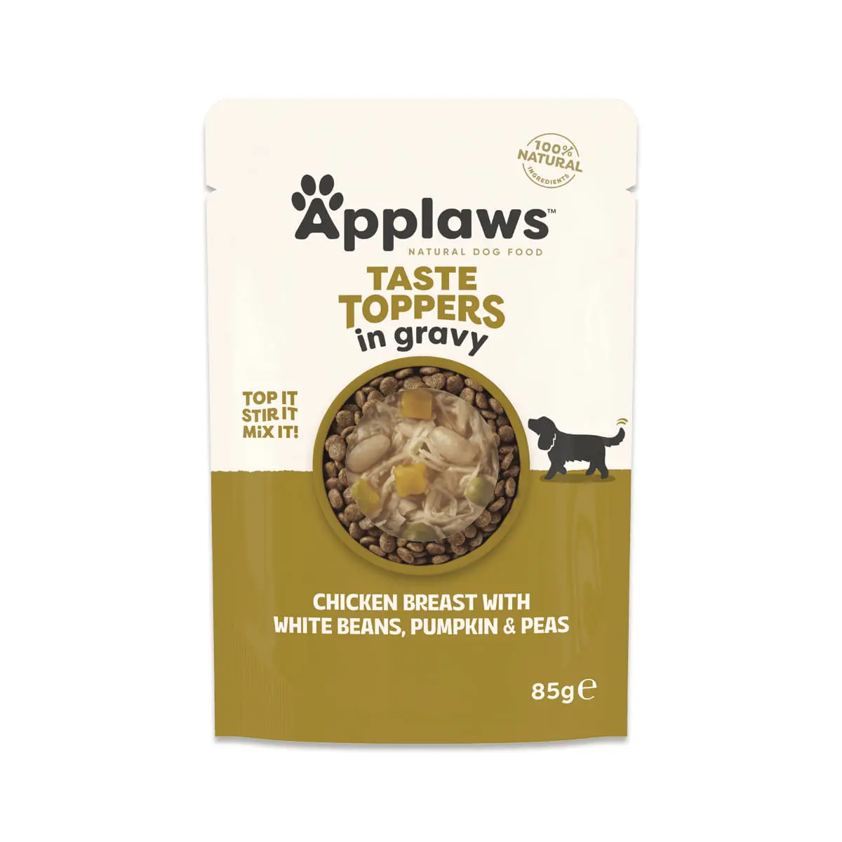 APPLAWS Taste Toppers Variety Selection, XS-XL, Carne si Peste, plic hrana umeda fara cereale caini, (in sos), multipack, 85g x 6buc - Image 4