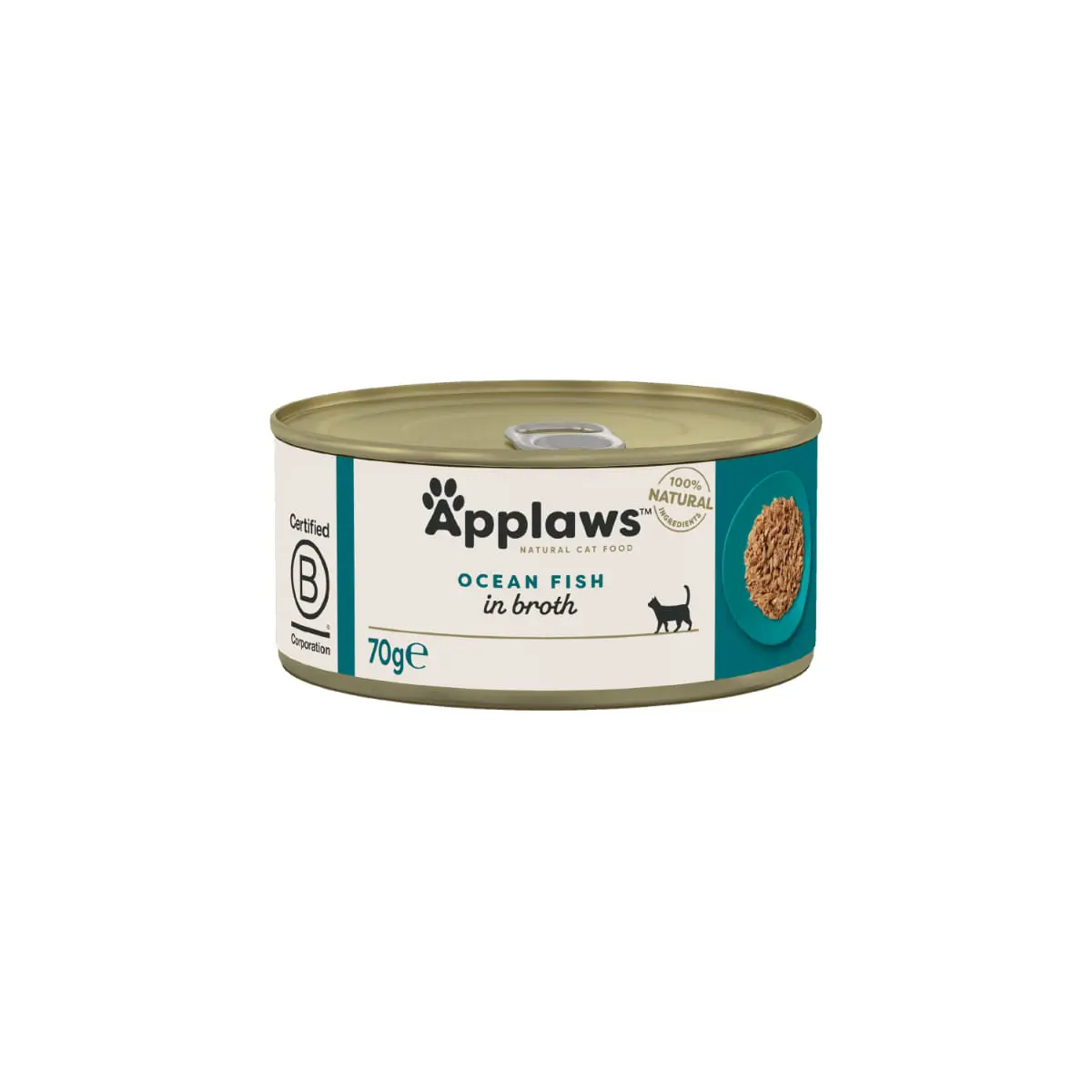 APPLAWS, Peste, conserva hrana umeda pisici, (in supa), 70g