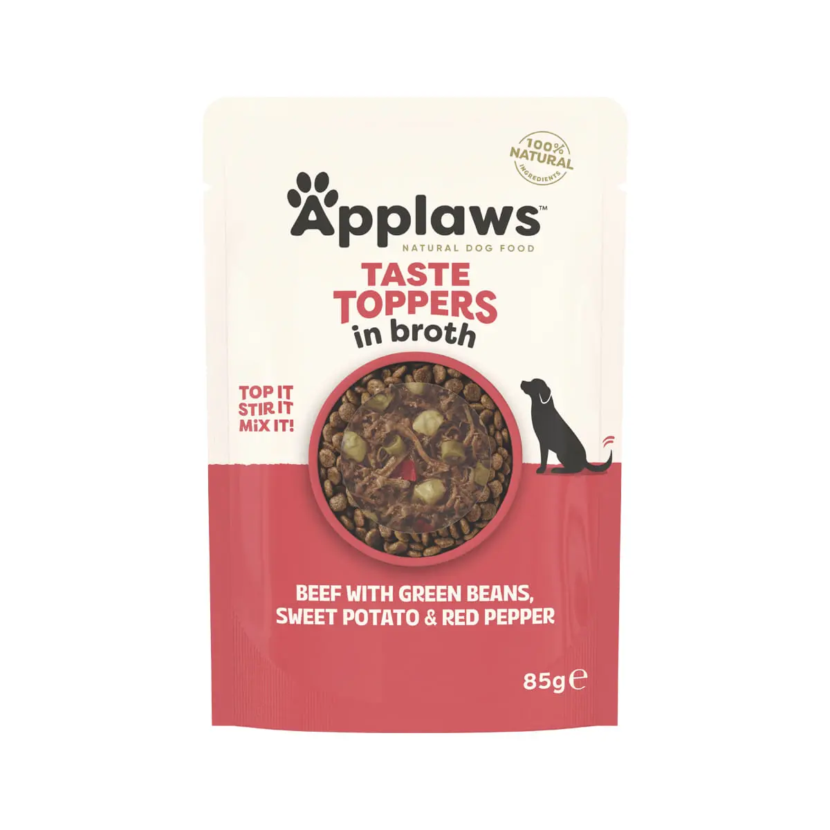 APPLAWS Taste Toppers Variety Selection, XS-XL, Carne si Ton, plic hrana umeda fara cereale caini, (in supa), multipack, 85g x 6buc - Image 5