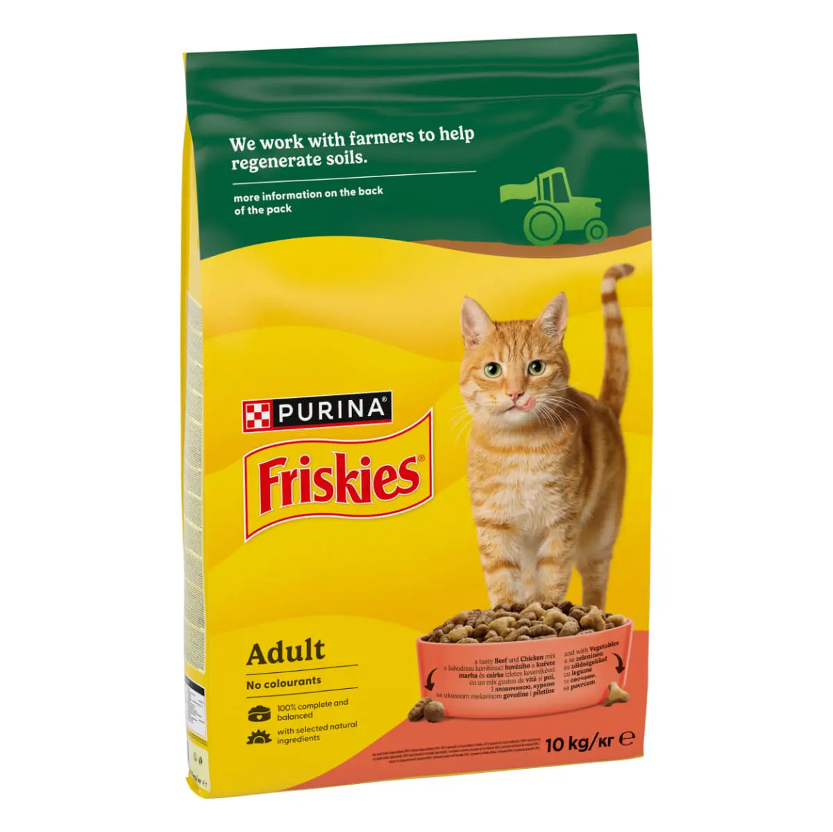 FRISKIES Adult, Vita si Pui, hrana uscata pisici, 10kg - Image 2