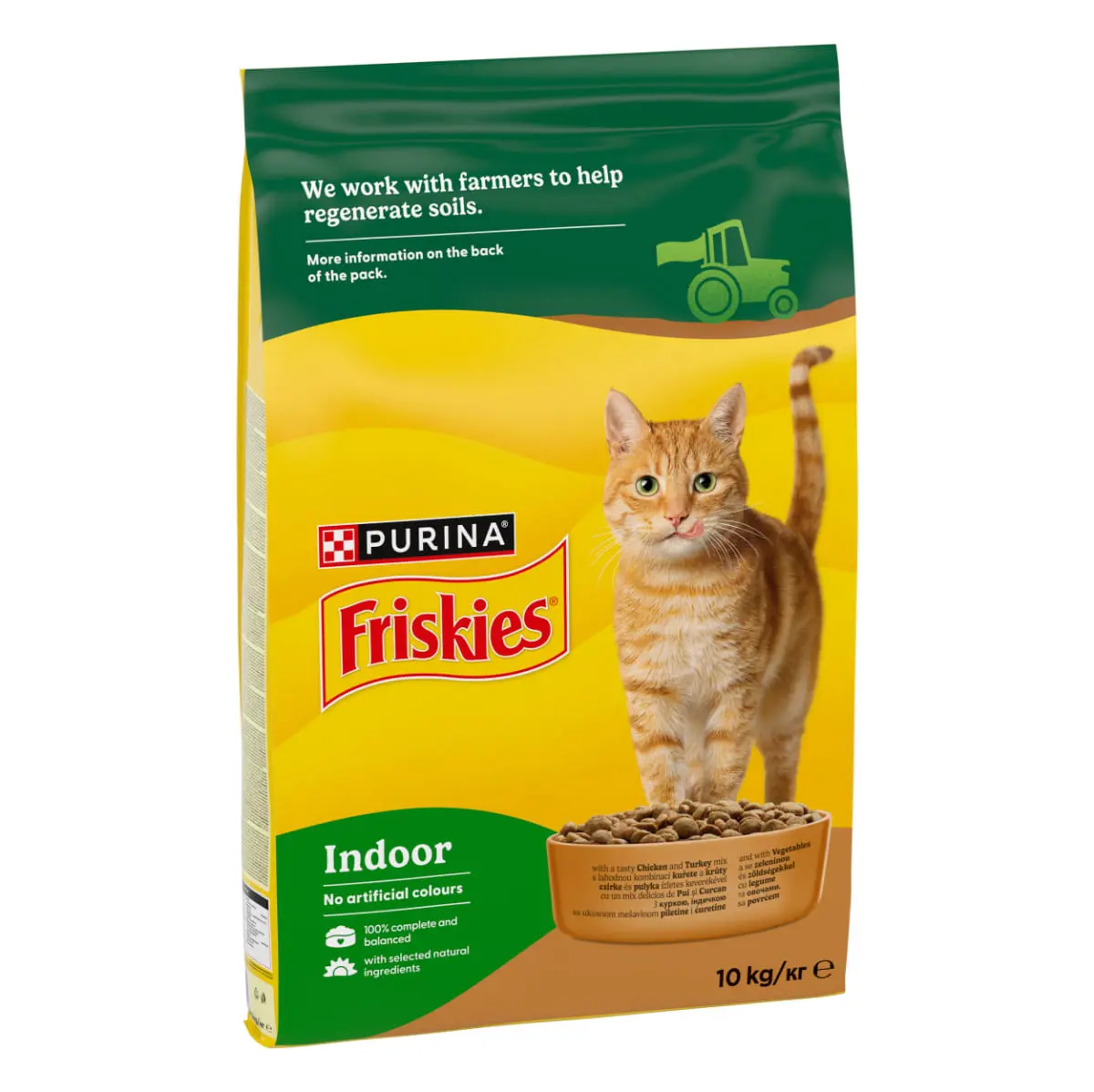 FRISKIES Indoor, Pui si Legume, hrana uscata pisici, 10kg - Image 2