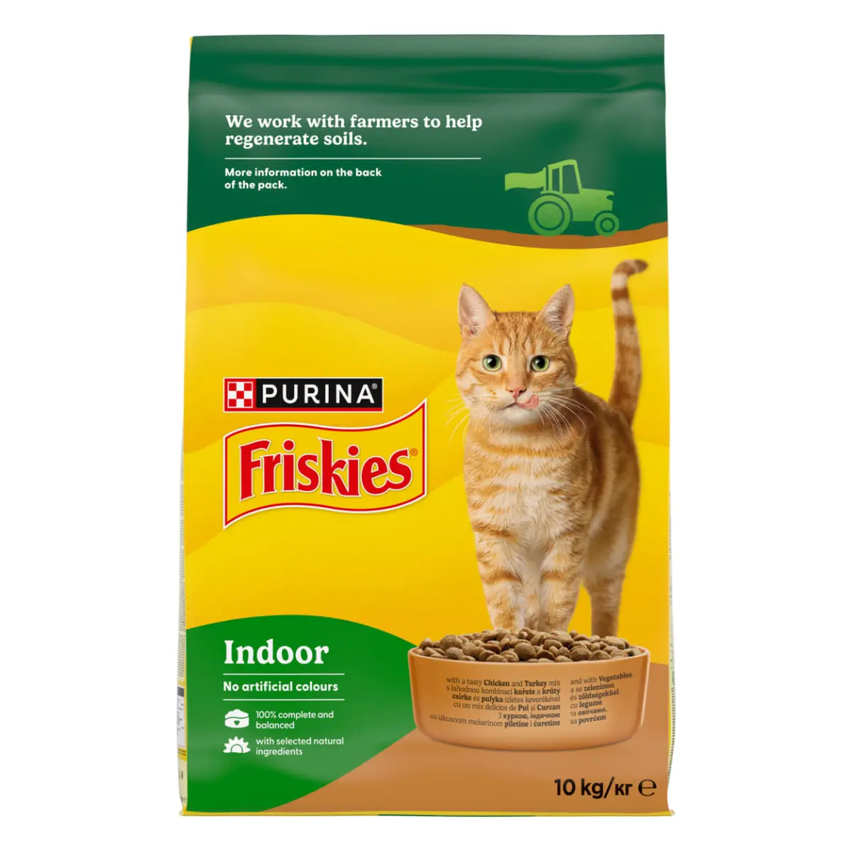 FRISKIES Indoor, Pui si Legume, hrana uscata pisici, 10kg - Image 3