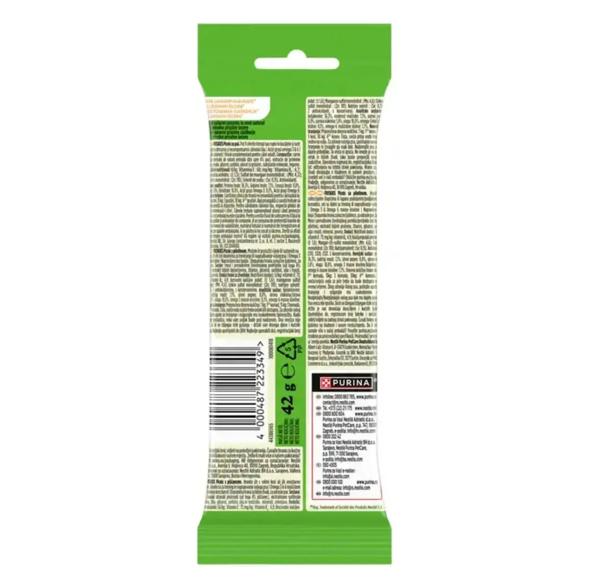 FRISKIES Picnic, XS-XL, Pui, punguta recompense caini, 42g - Image 3
