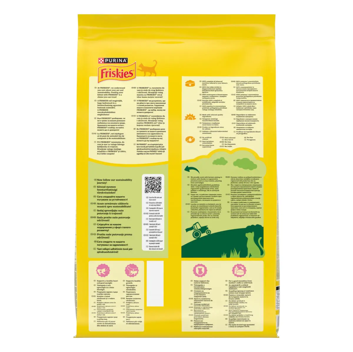 FRISKIES Junior, Pui si Curcan, hrana uscata pisici junior, 10kg - Image 3