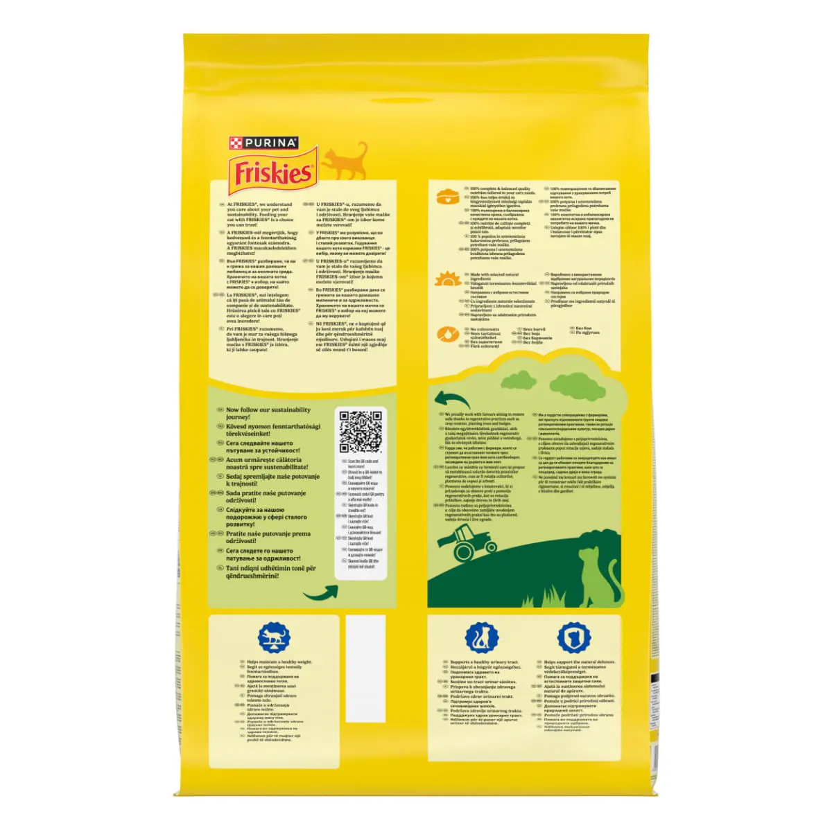 FRISKIES Sterilised, Somon si Legume, hrana uscata pisici sterilizate, 10kg - Image 4