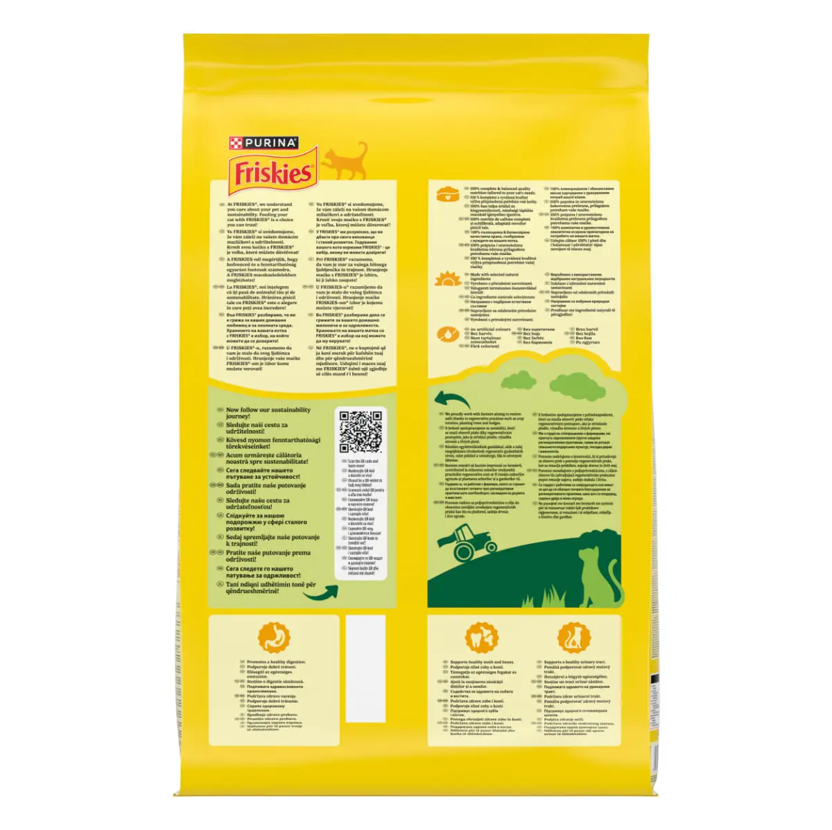 FRISKIES Adult, Vita si Pui, hrana uscata pisici, 10kg - Image 4