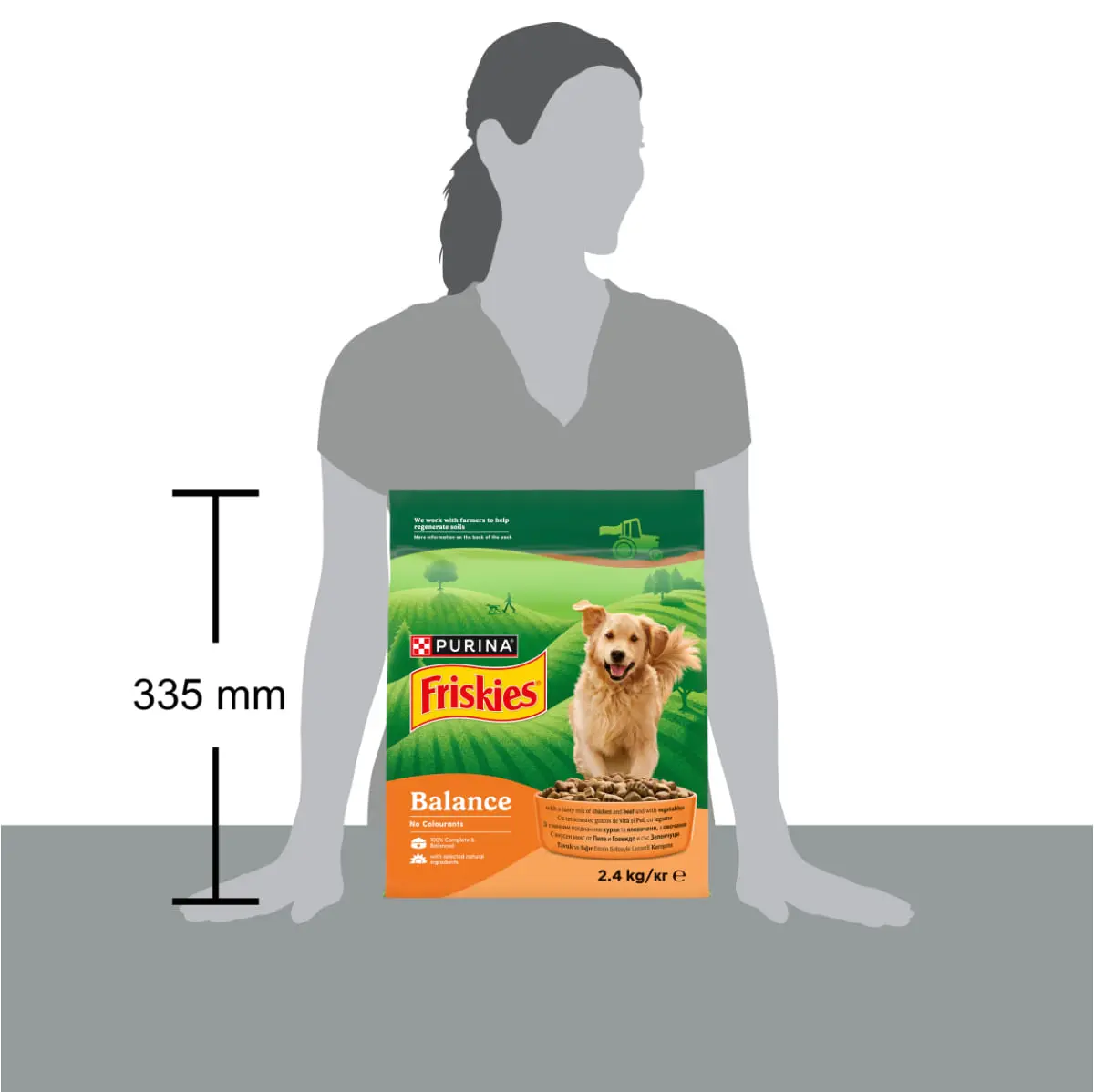 FRISKIES Balance, XS-XL, Pui si Legume, hrana uscata caini, 2.4kg - Image 6