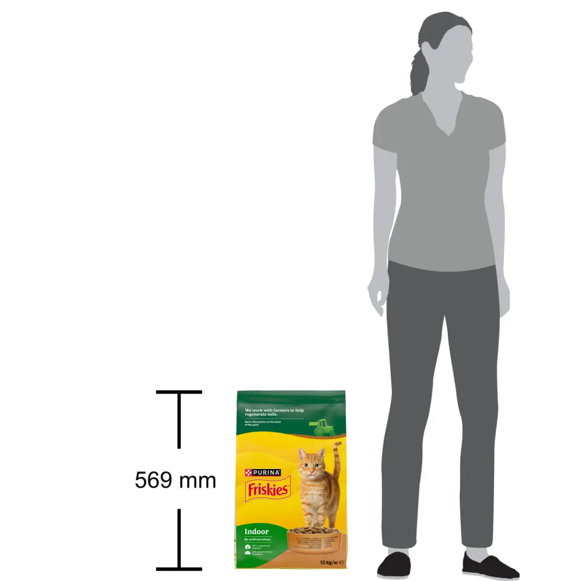 FRISKIES Indoor, Pui si Legume, hrana uscata pisici, 10kg - Image 7