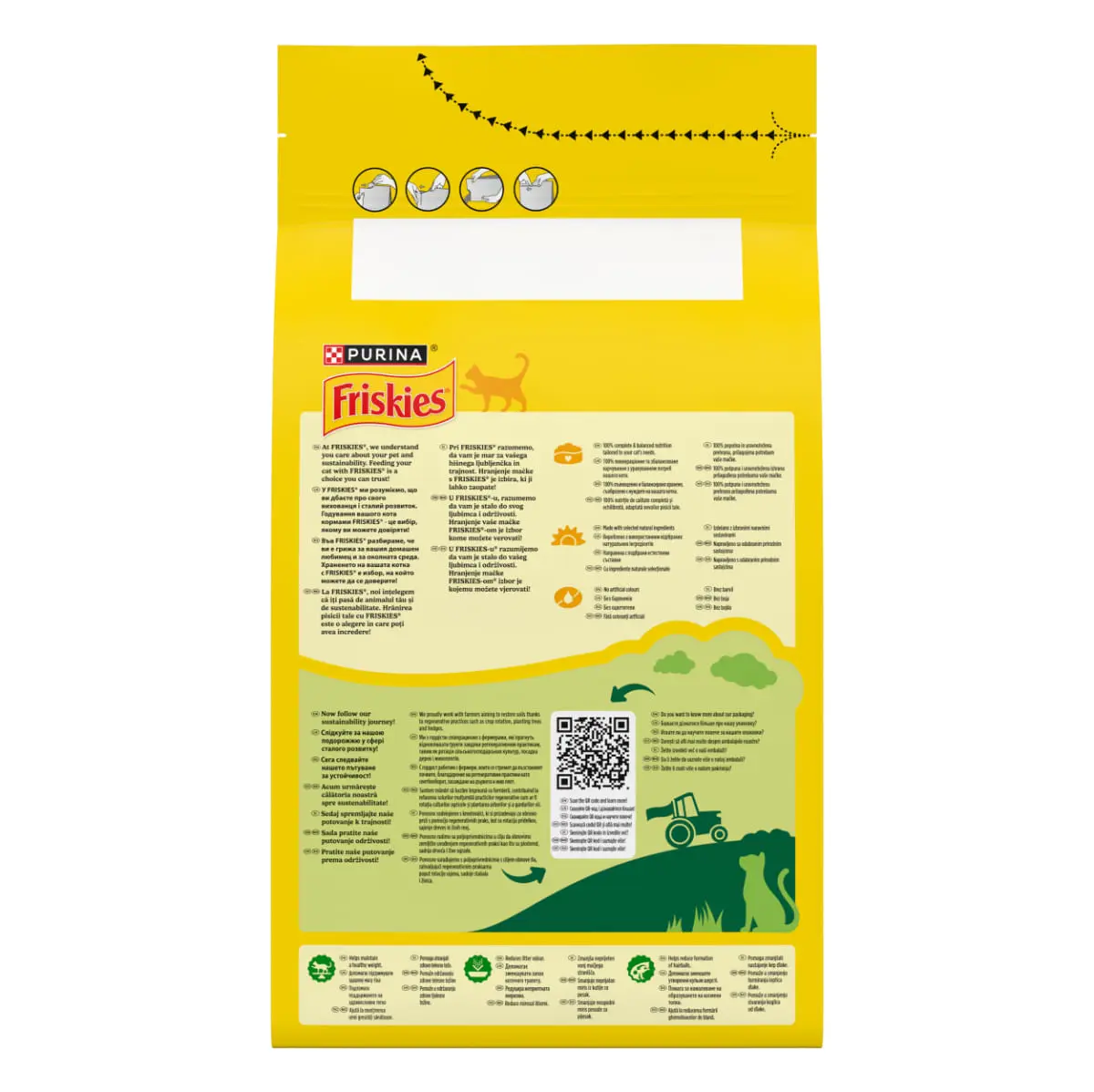 FRISKIES Indoor, Pui si Legume, hrana uscata pisici, 1.5kg - Image 4