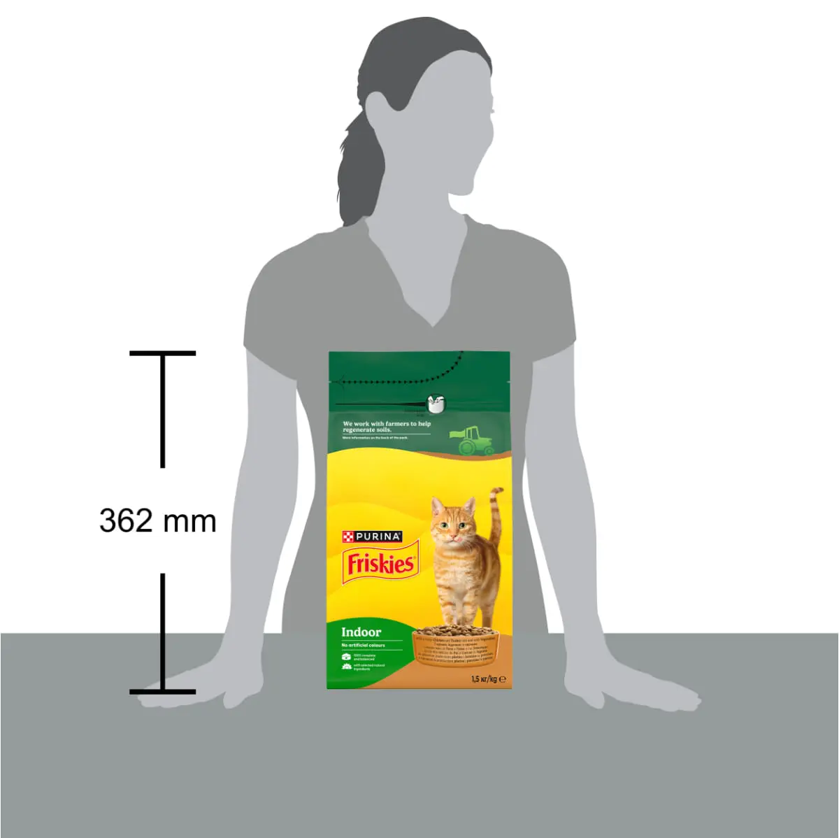 FRISKIES Indoor, Pui si Legume, hrana uscata pisici, 1.5kg - Image 7