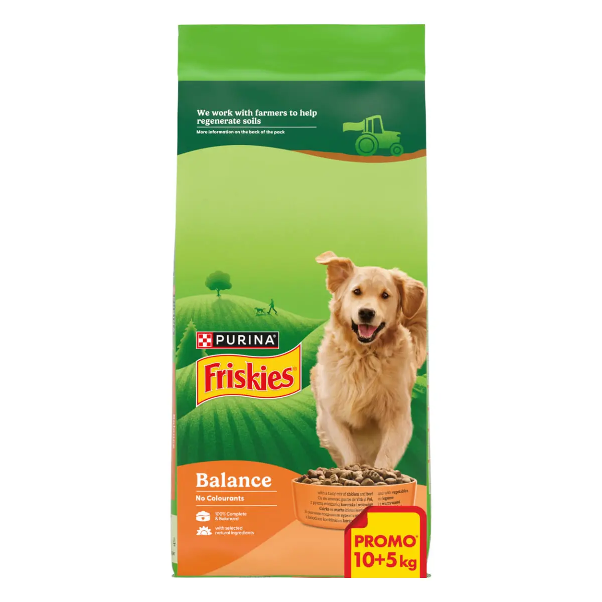 FRISKIES Balance, XS-XL, Pui si Legume, hrana uscata caini, 10kg+5kg GRATUIT - Image 2