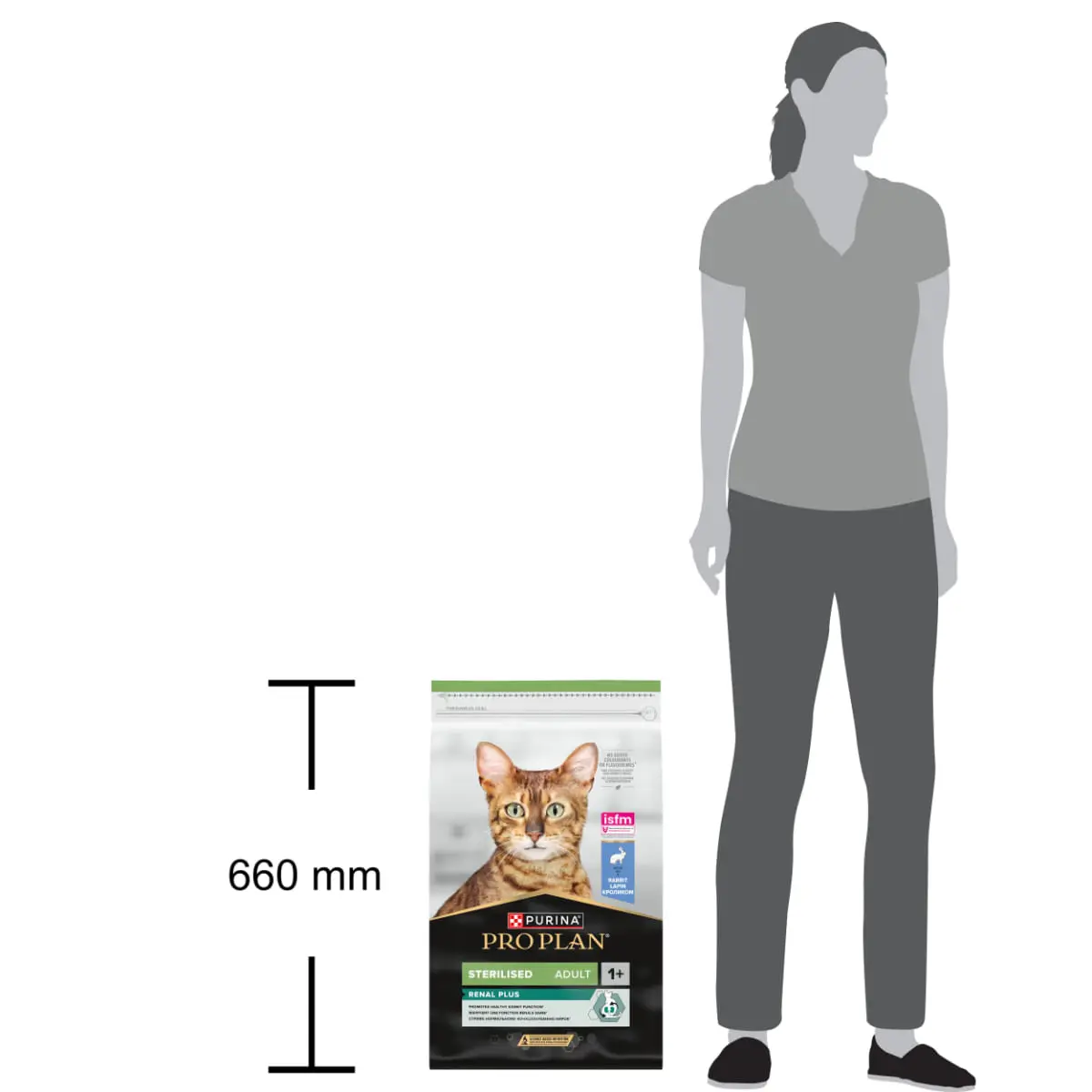 PURINA Pro Plan Sterilised Renal Plus 1+, Iepure, hrana uscata pisici sterilizate, sistem renal, 10kg - Image 5