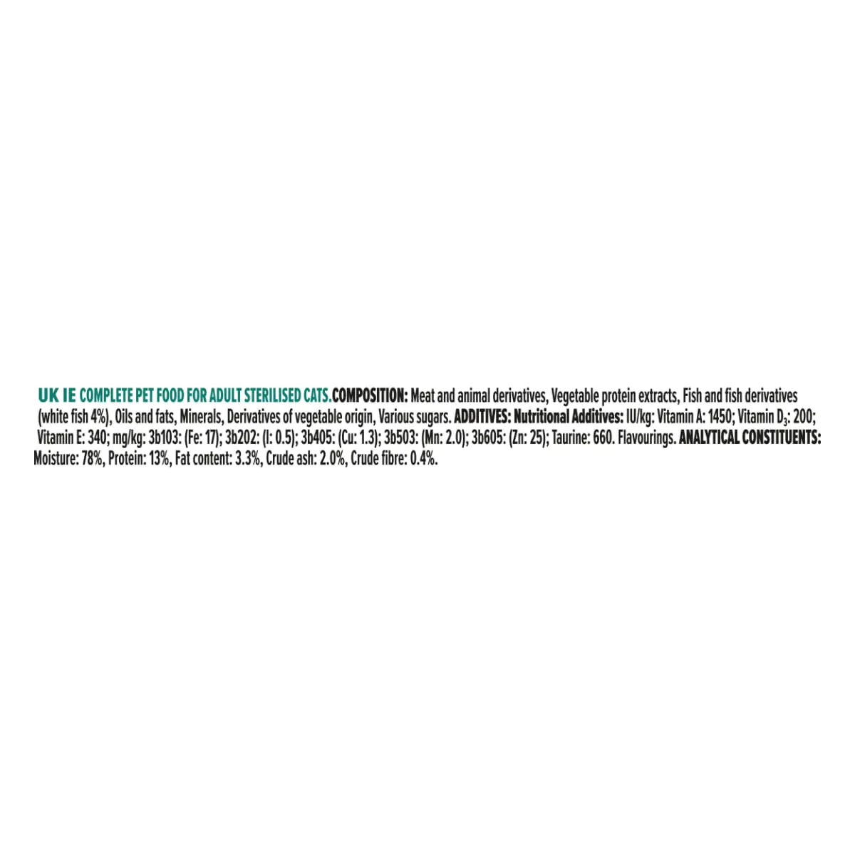 PURINA Pro Plan Sterilised Maintenance, Peste alb, plic hrana umeda pisici sterilizate, (in sos), 85g - Image 6