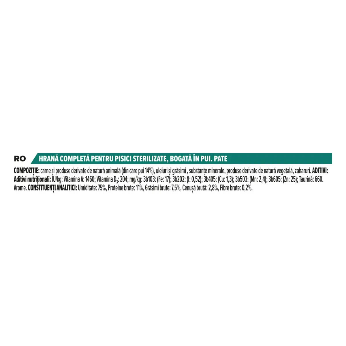 PURINA Pro Plan Sterilised Maintenance, Pui, conserva hrana umeda pisici sterilizate, (pate), bax, 85g x 12buc - Image 7