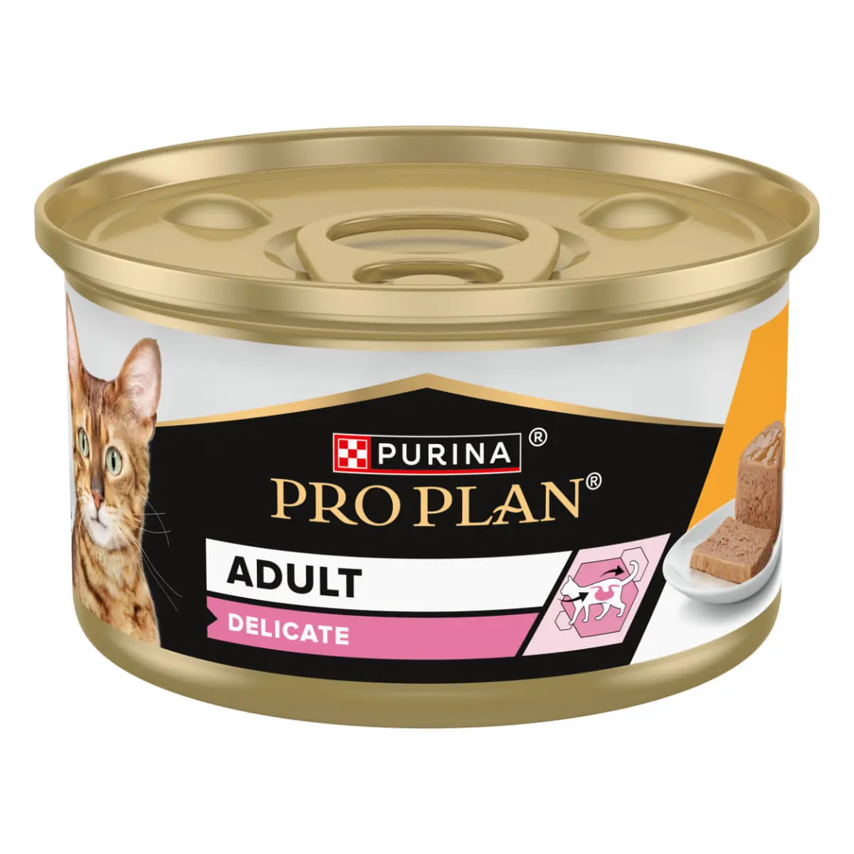 PURINA Pro Plan Delicate Digestion, Pui, conserva hrana umeda pisici, sistem digestiv, (pate), bax, 85g x 24buc - Image 2