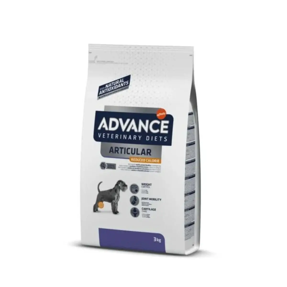 ADVANCE VETERINARY DIETS Articular Reduced Calories, XS-XL, Pui, dieta veterinara, hrana uscata caini, sistem articular, obezitate, 3kg